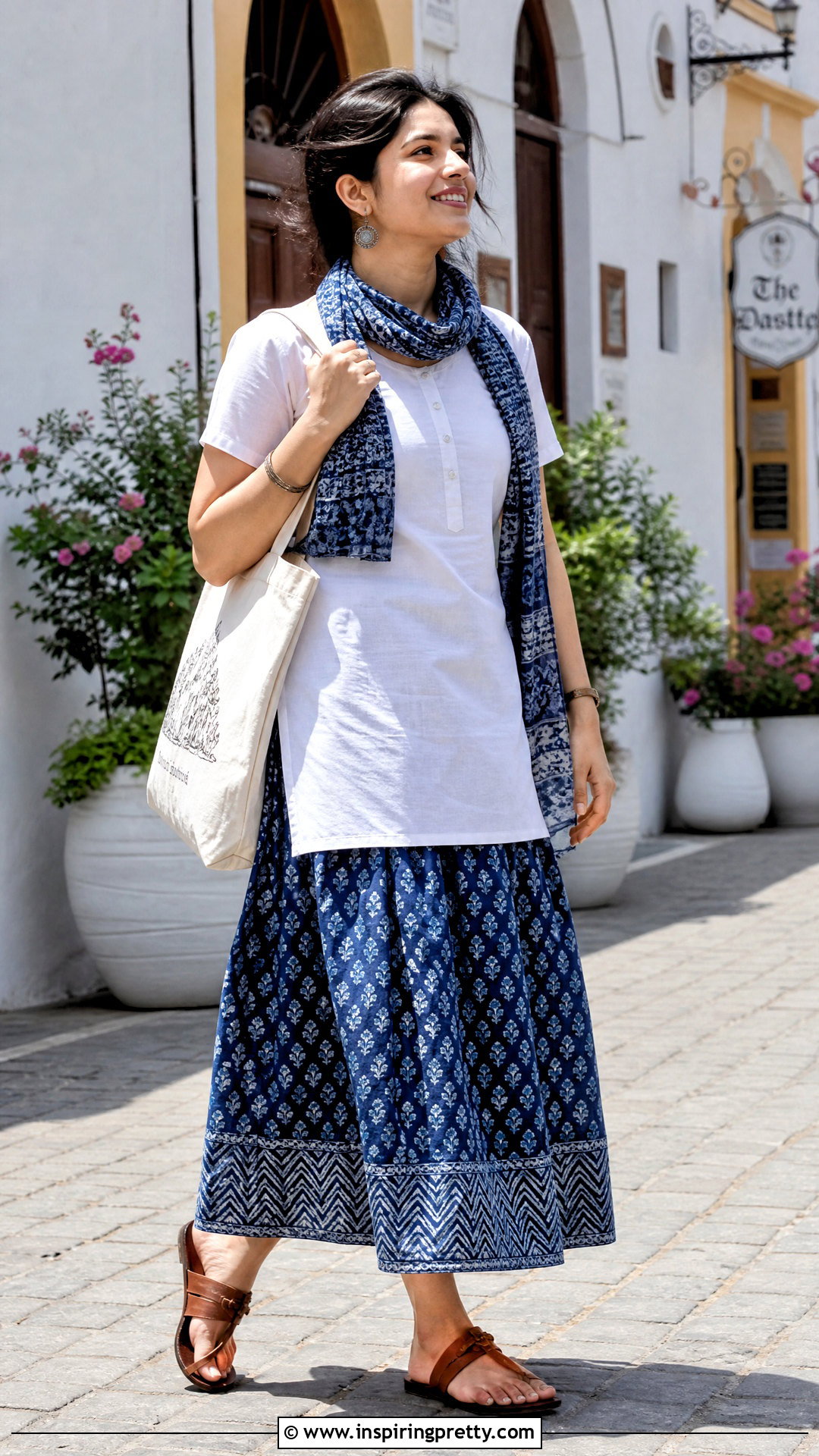 Cotton Indian Skirt And Short Kurti Outfit - 50 indian skirt and top outfits