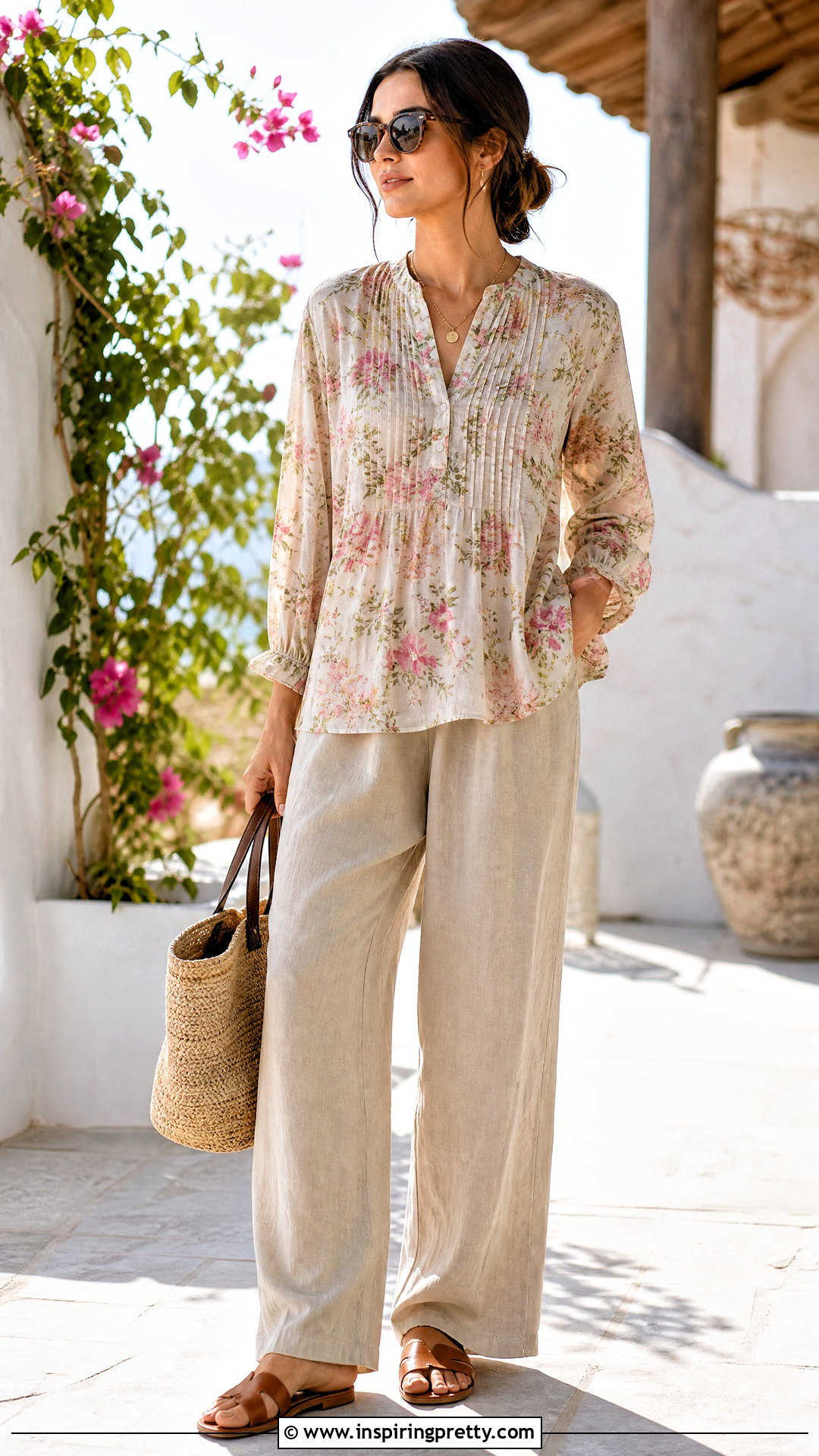 Cotton Lawn Dress Top With Linen Pants - 20 Fabric For Dress Tops outfit ideas