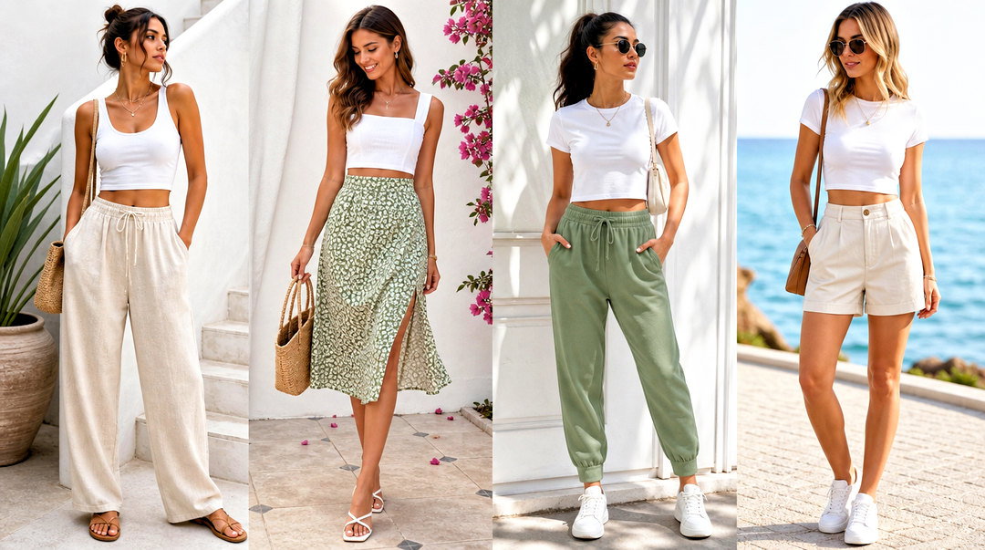 50 Cotton Short Tops Outfit Ideas for Easy Summer Styling