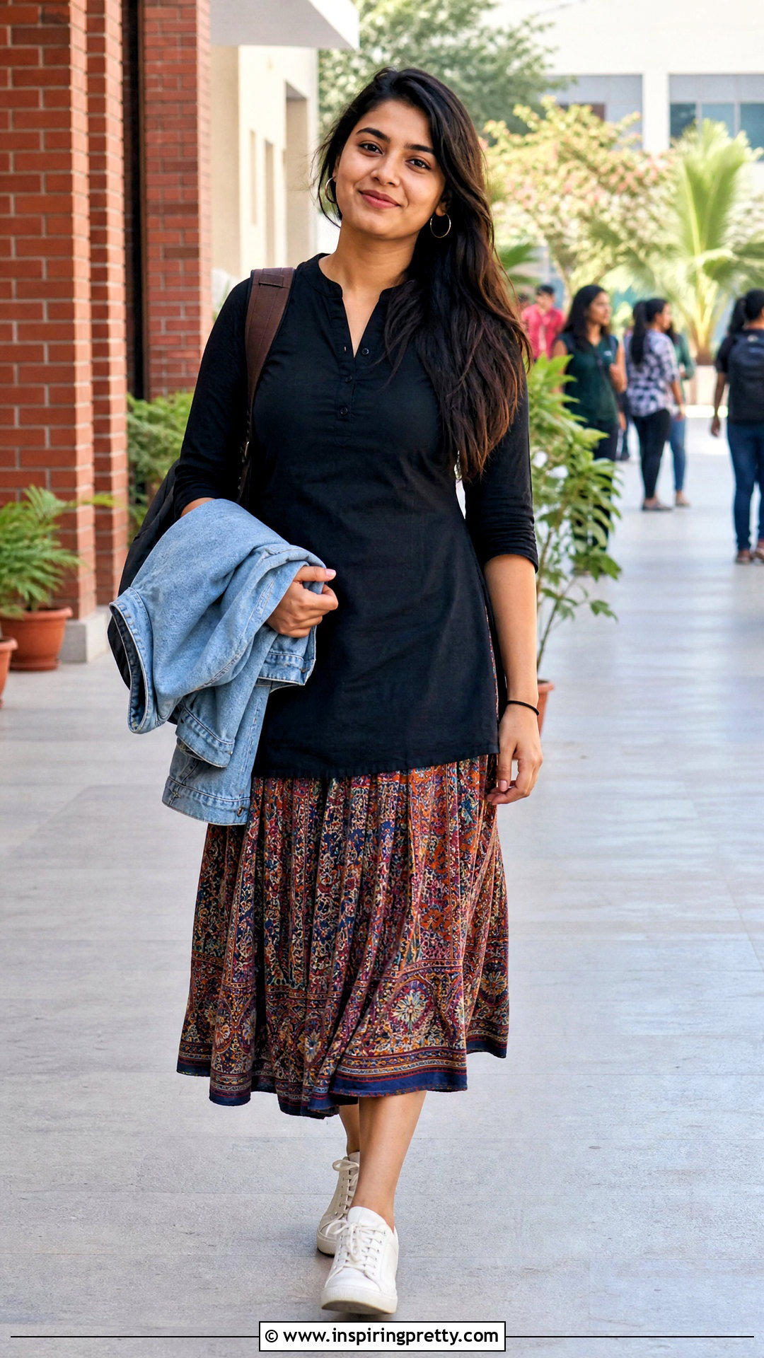 Cotton Skirt And Top College Outfit - 50 cotton skirt and top indian outfit ideas