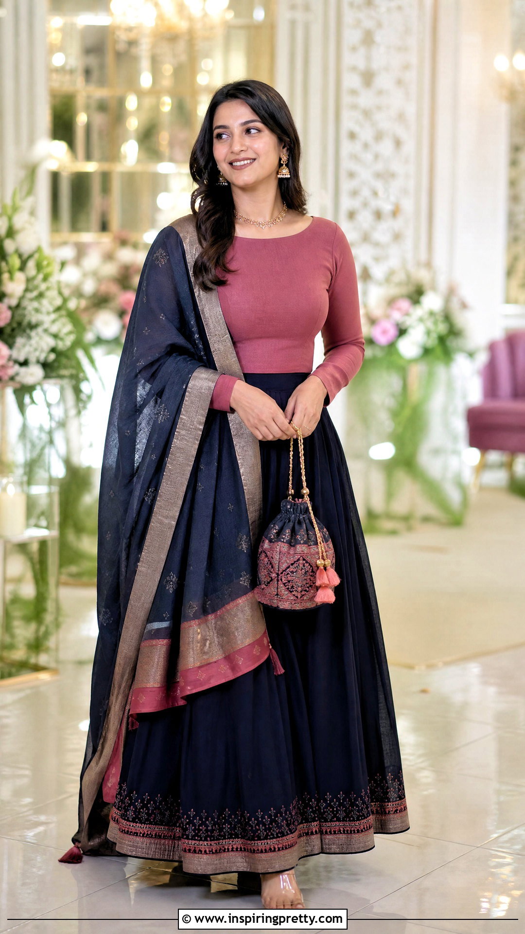 Cotton Skirt And Top Family Function Outfit - 50 cotton skirt and top indian outfit ideas