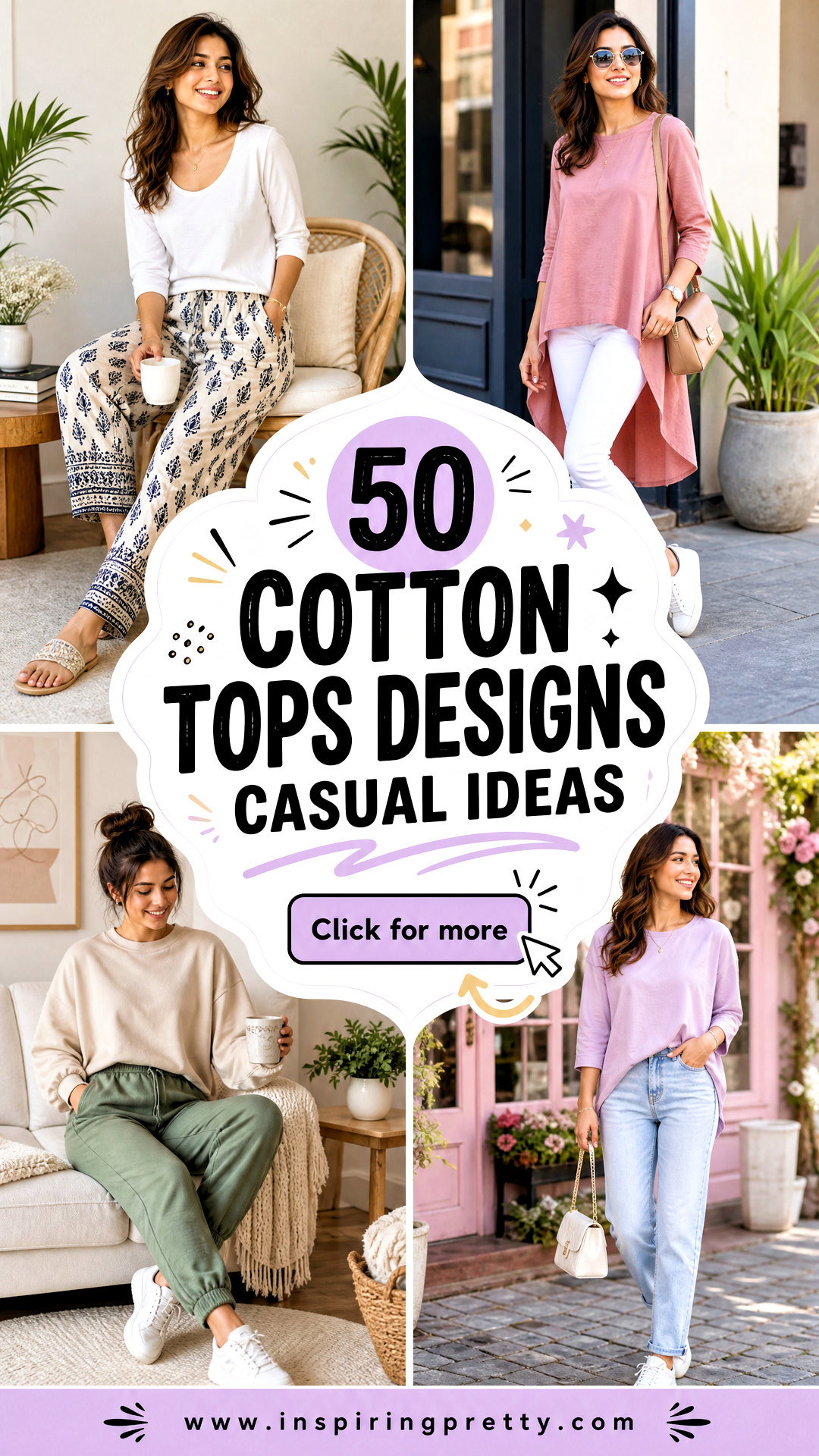50 Cotton Tops Designs Casual Ideas for Effortless Style - 50 Cotton Tops Designs Casual Ideas for Effortless Style