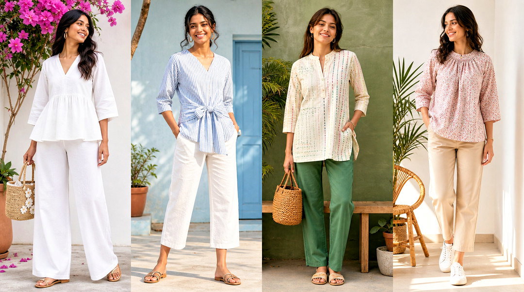 50 Cotton Tops Designs for Fresh, Comfortable Everyday Style