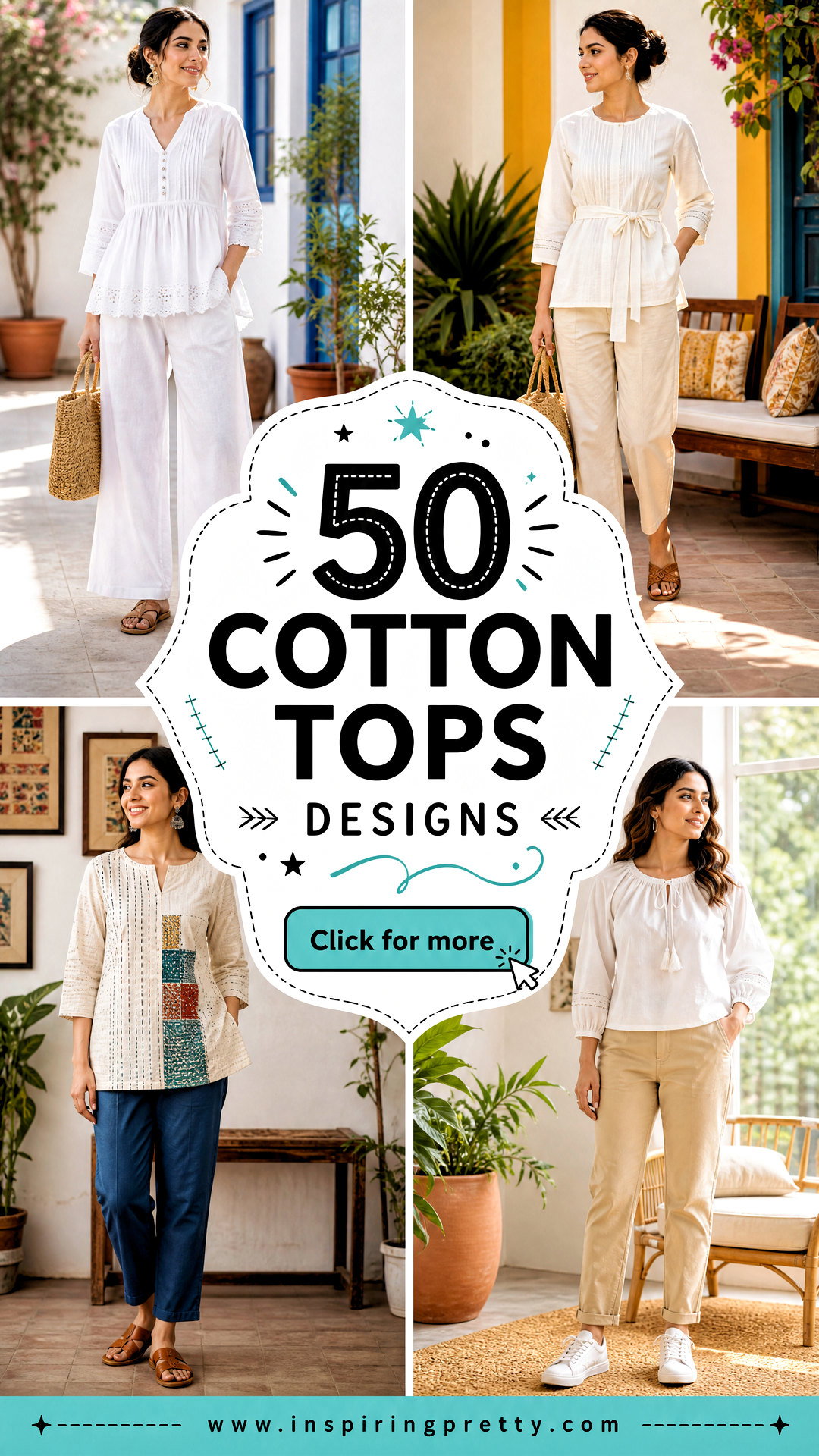 50 Cotton Tops Designs for Fresh Comfortable Everyday Style - 50 Cotton Tops Designs for Fresh, Comfortable Everyday Style
