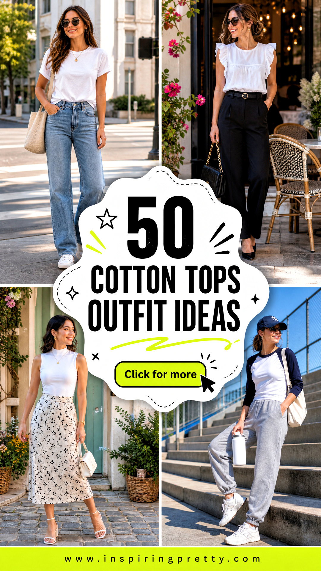 50 Cotton Tops Outfit Ideas for Chic Breezy Everyday Style - 50 Cotton Tops Outfit Ideas for Chic, Breezy Everyday Style