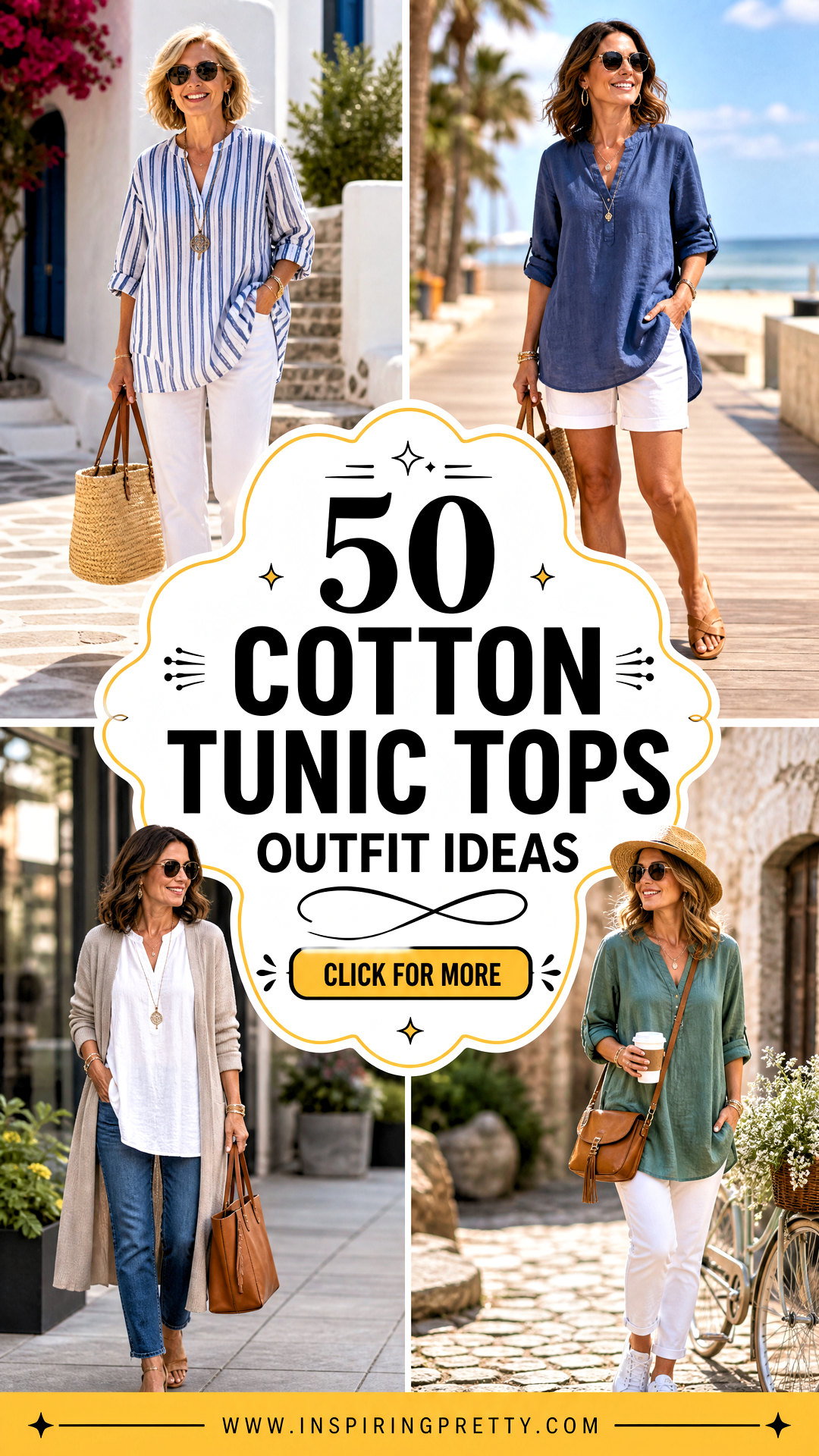 50 Cotton Tunic Tops Outfit Ideas for Polished Daily Style - 50 Cotton Tunic Tops Outfit Ideas for Polished Daily Style