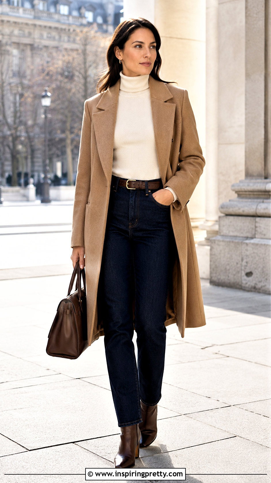 Cotton Turtleneck Top With Straight Jeans - 50 cotton tops for jeans