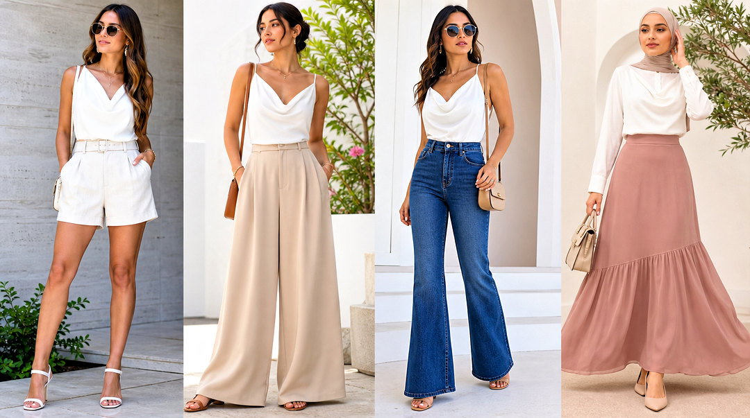 50 Cow Neck Top Outfit Ideas for Chic, Trendy Everyday Style