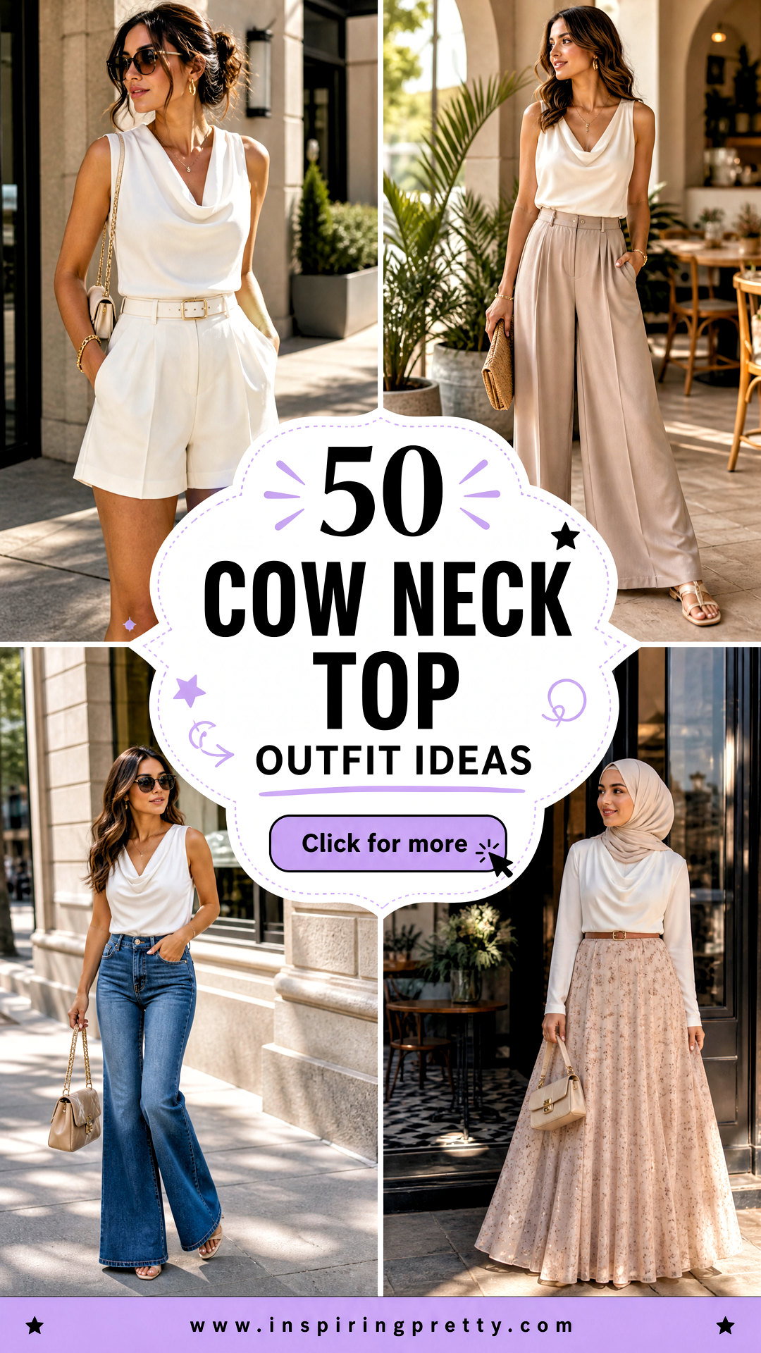 50 Cow Neck Top Outfit Ideas for Chic Trendy Everyday Style - 50 Cow Neck Top Outfit Ideas for Chic, Trendy Everyday Style