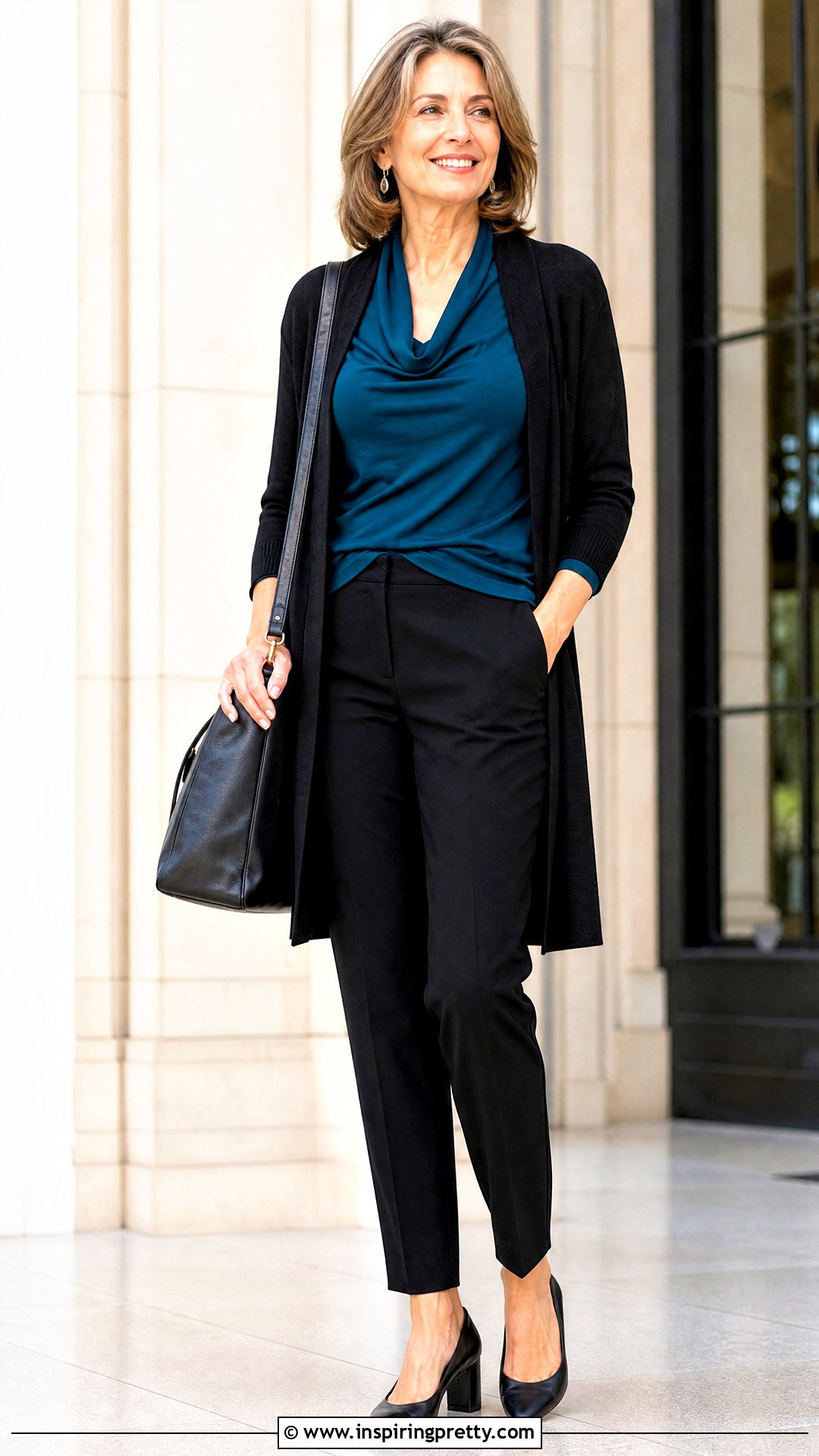 Cowl Neck Top Outfit For Women Over - 50 cowl neck top outfit ideas