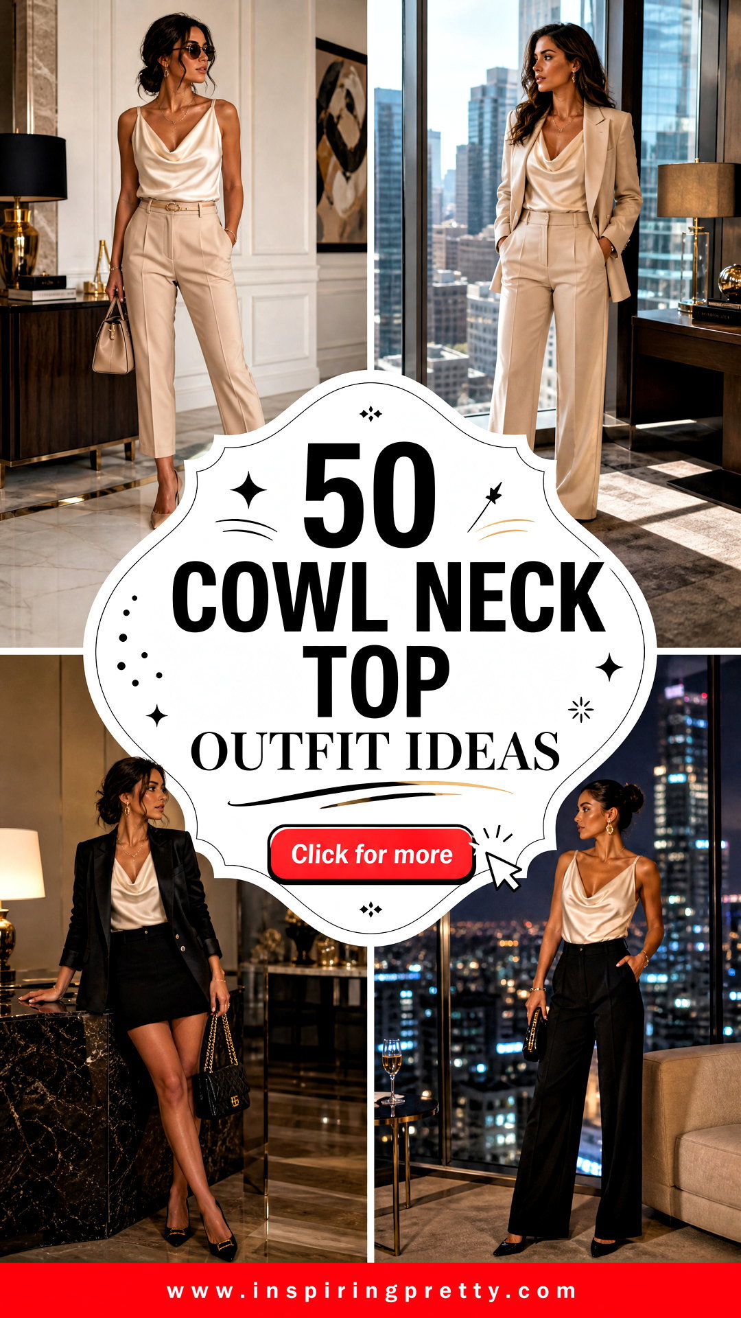50 Cowl Neck Top Outfit Ideas for Elegant Day-to-Night Style - 50 Cowl Neck Top Outfit Ideas for Elegant Day-to-Night Style