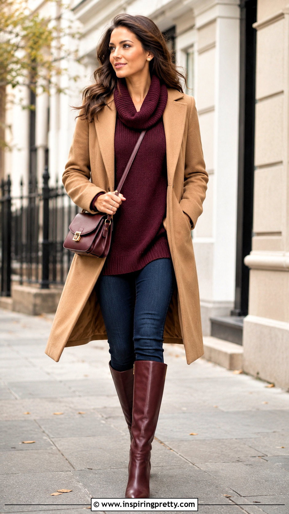 Cowl Top With Skinny Jeans And Boots - 50 cowl top outfit ideas