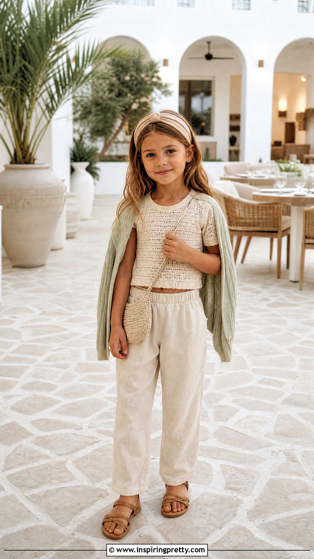 Cream Crochet Top With Matching Trousers - 50 top de croche infantil ideas