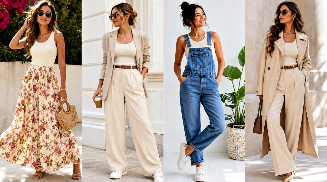 25 Cream Ribbed Tank Top Outfit Ideas for Easy Summer Style