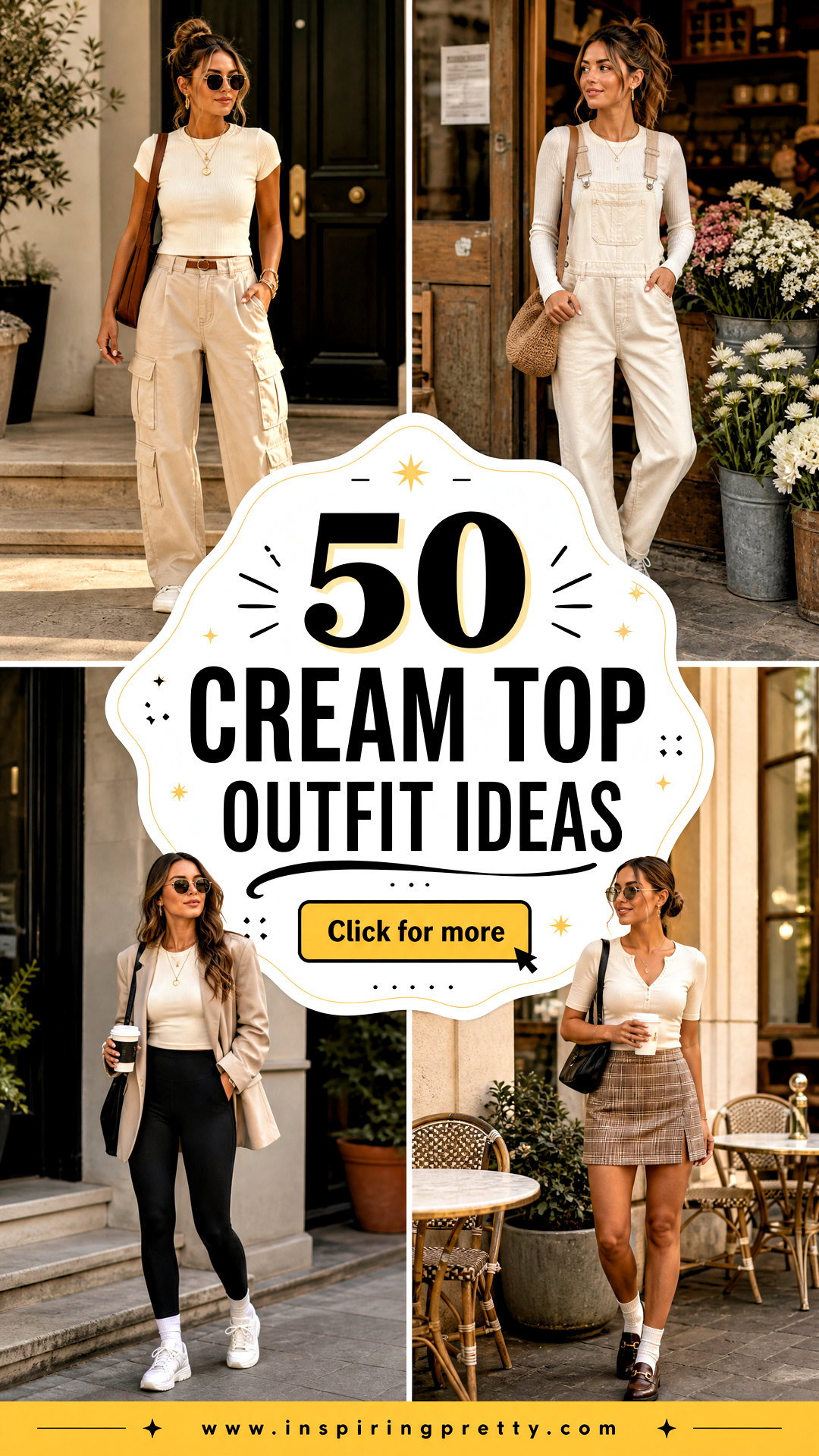 50 Cream Top Outfit Ideas for Soft Polished Everyday Style - 50 Cream Top Outfit Ideas for Soft, Polished Everyday Style