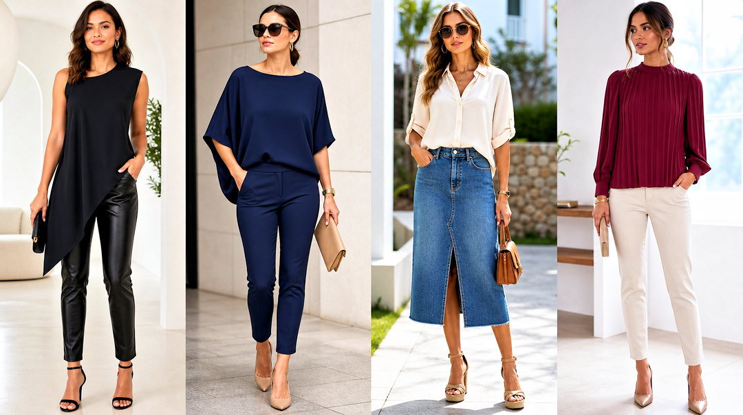 50 Crepe Top Styles for Elegant Work-to-Weekend Chic Looks