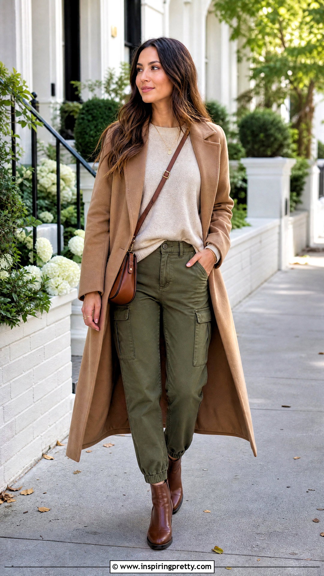 Crewneck Sweater With Cargo Pants - what tops look good with cargo pants (20 ways)