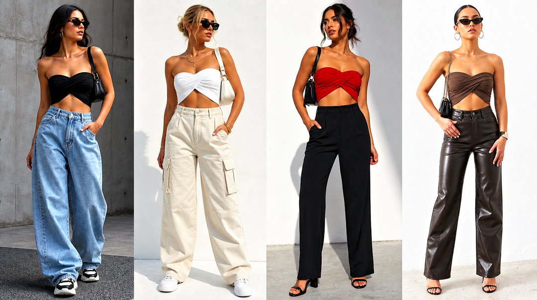 25 Criss Cross Tube Top Outfit Ideas for Going-Out Style