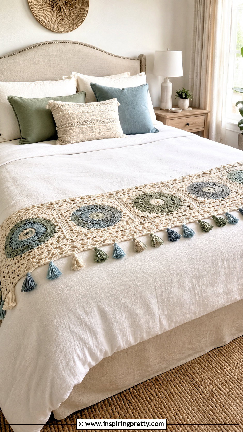 Crochet Bed Runner With Chart - 50 top croche com grafico ideas