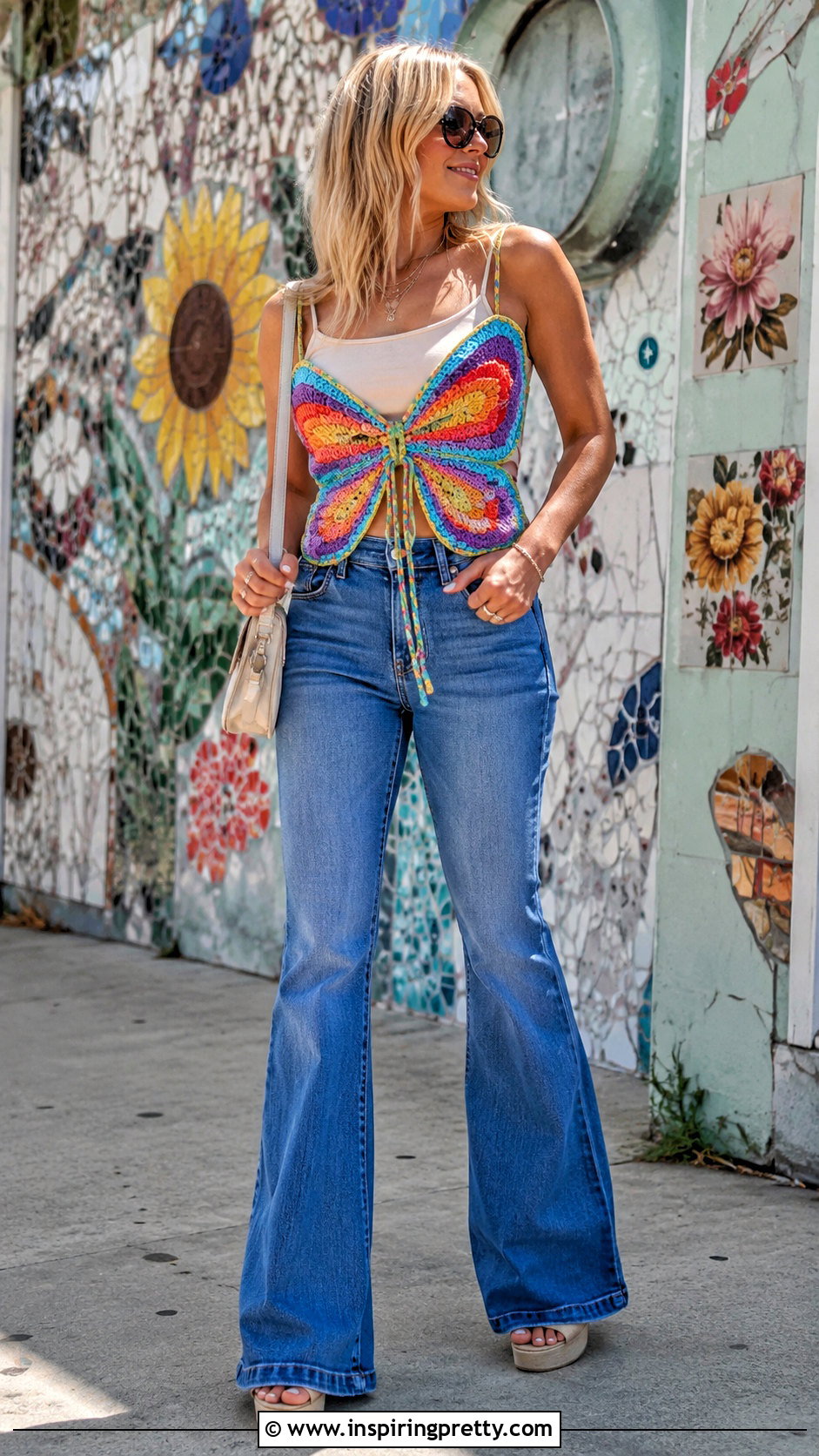 Crochet Butterfly Top - 50 crochet top tutorial