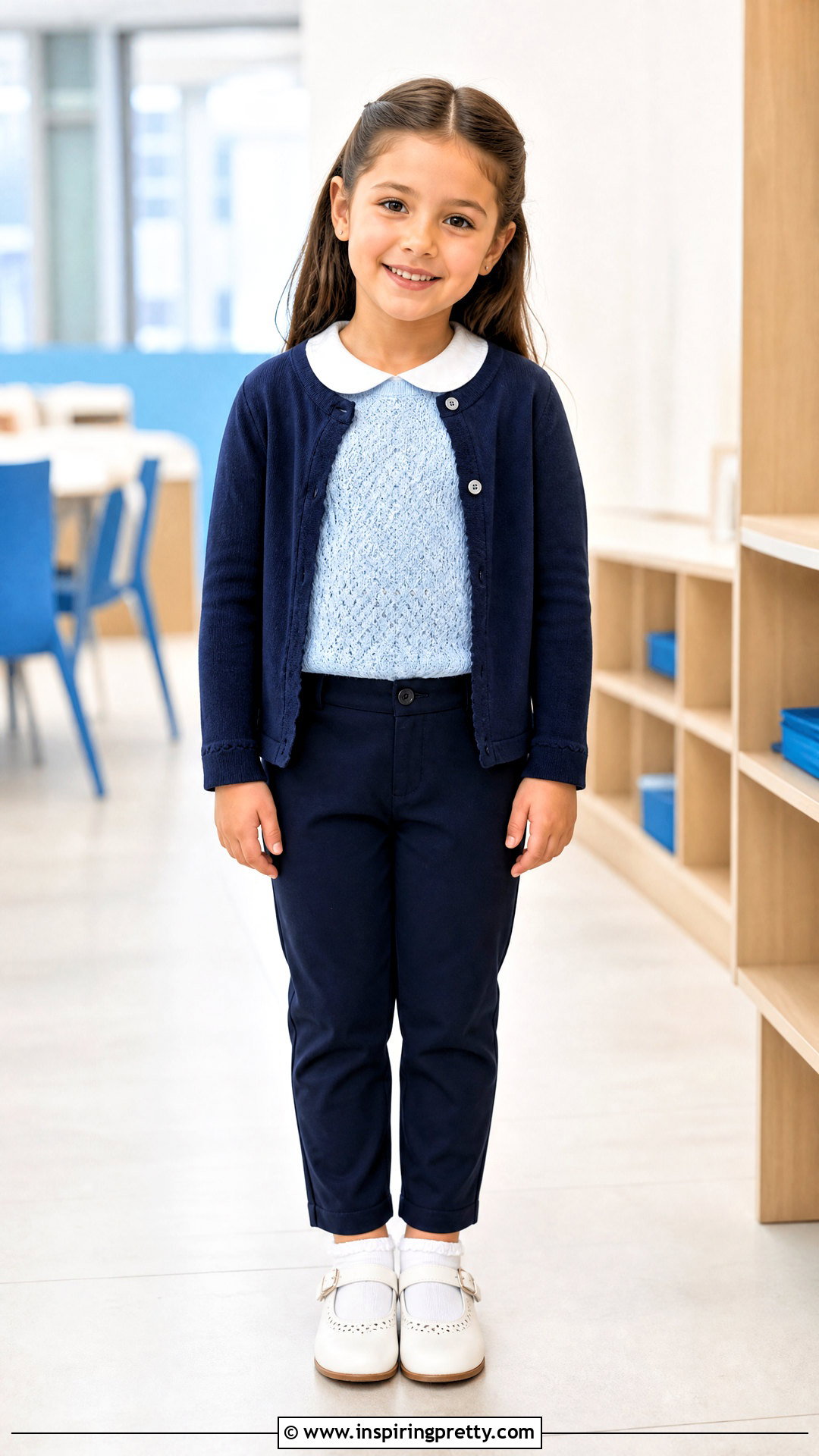 Crochet Collar Top With Tapered Pants - 50 crochet top for kids