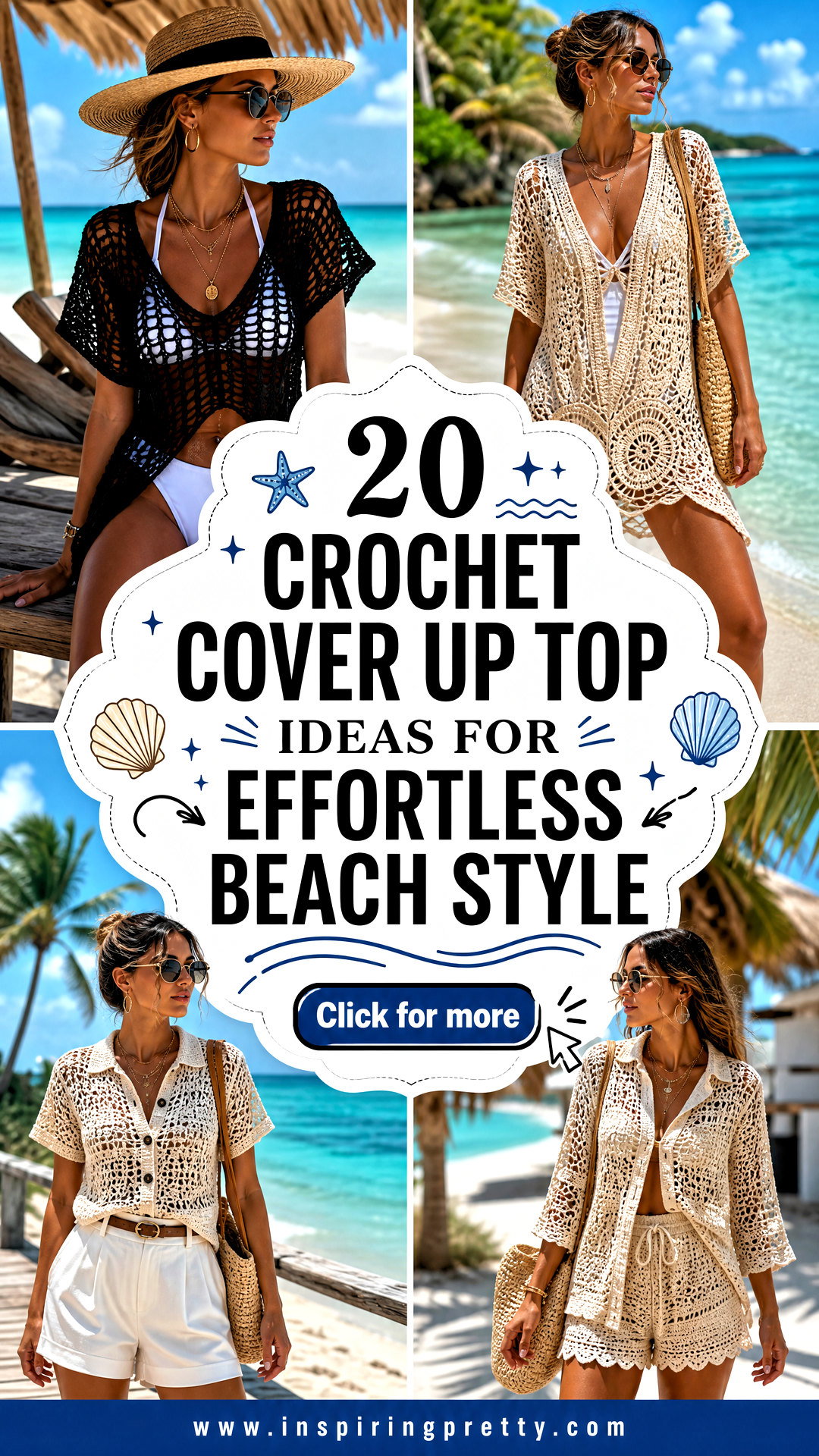20 Crochet Cover Up Top Ideas for Effortless Beach Style - 20 Crochet Cover Up Top Ideas for Effortless Beach Style