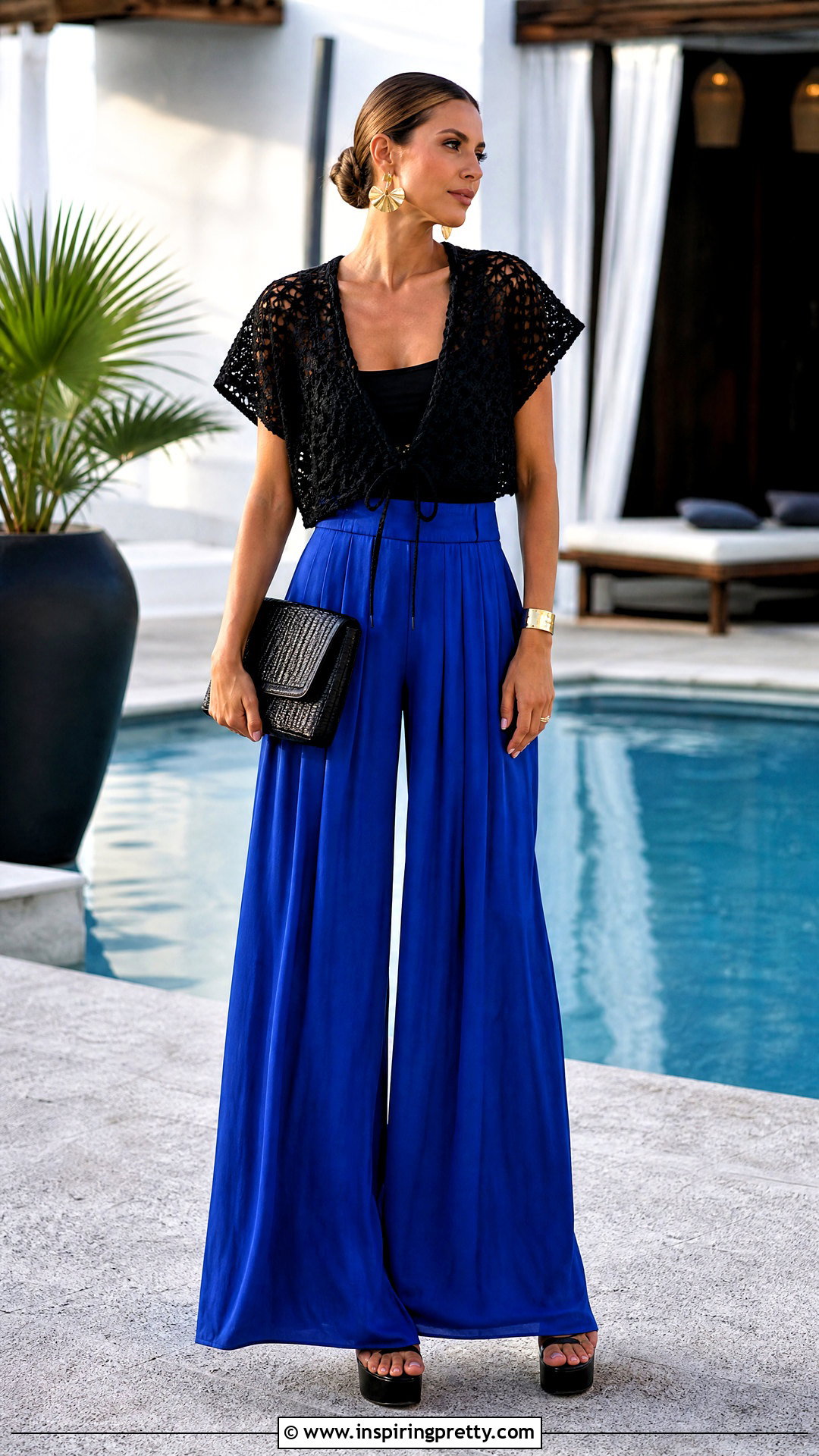 Crochet Cover Up Top With Palazzo Pants - 50 crochet cover up top outfit ideas