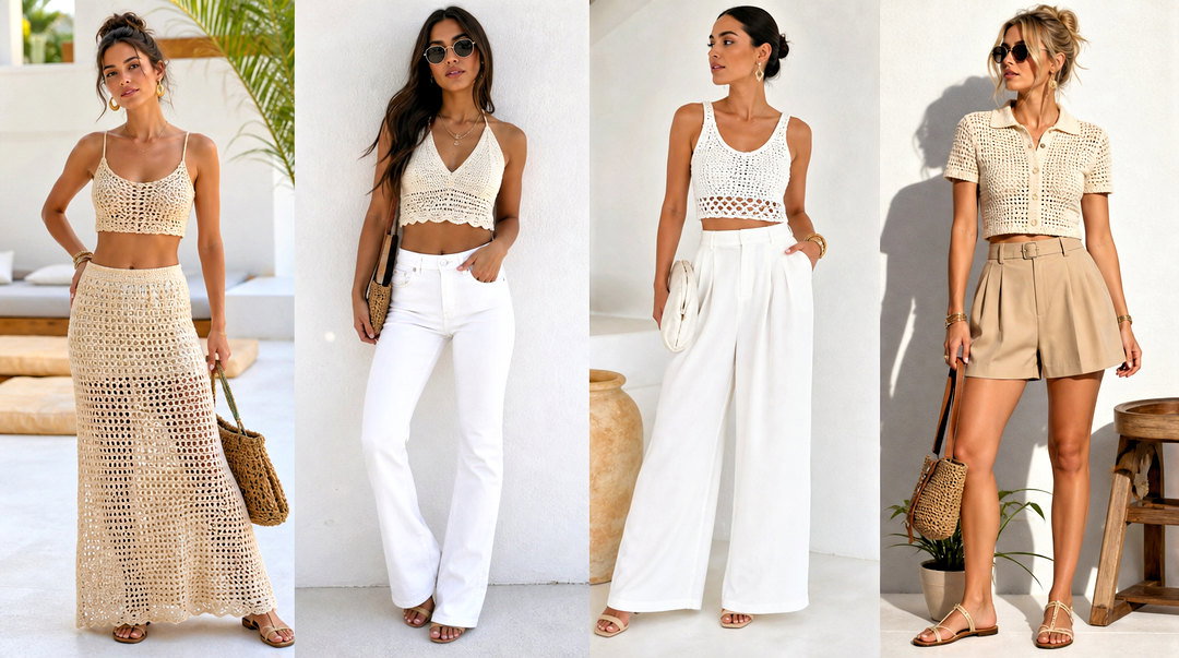 50 Crochet Crop Top Outfit Ideas for Fresh Summer Style
