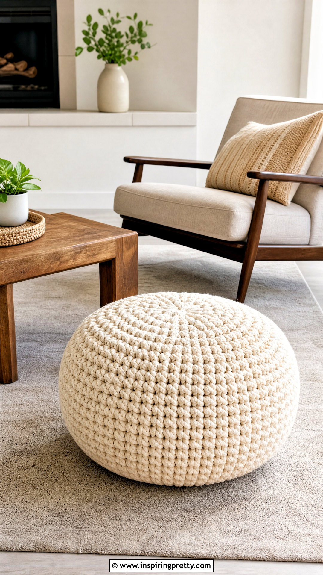 Crochet Floor Pouf - 50 top crochet patrón ideas