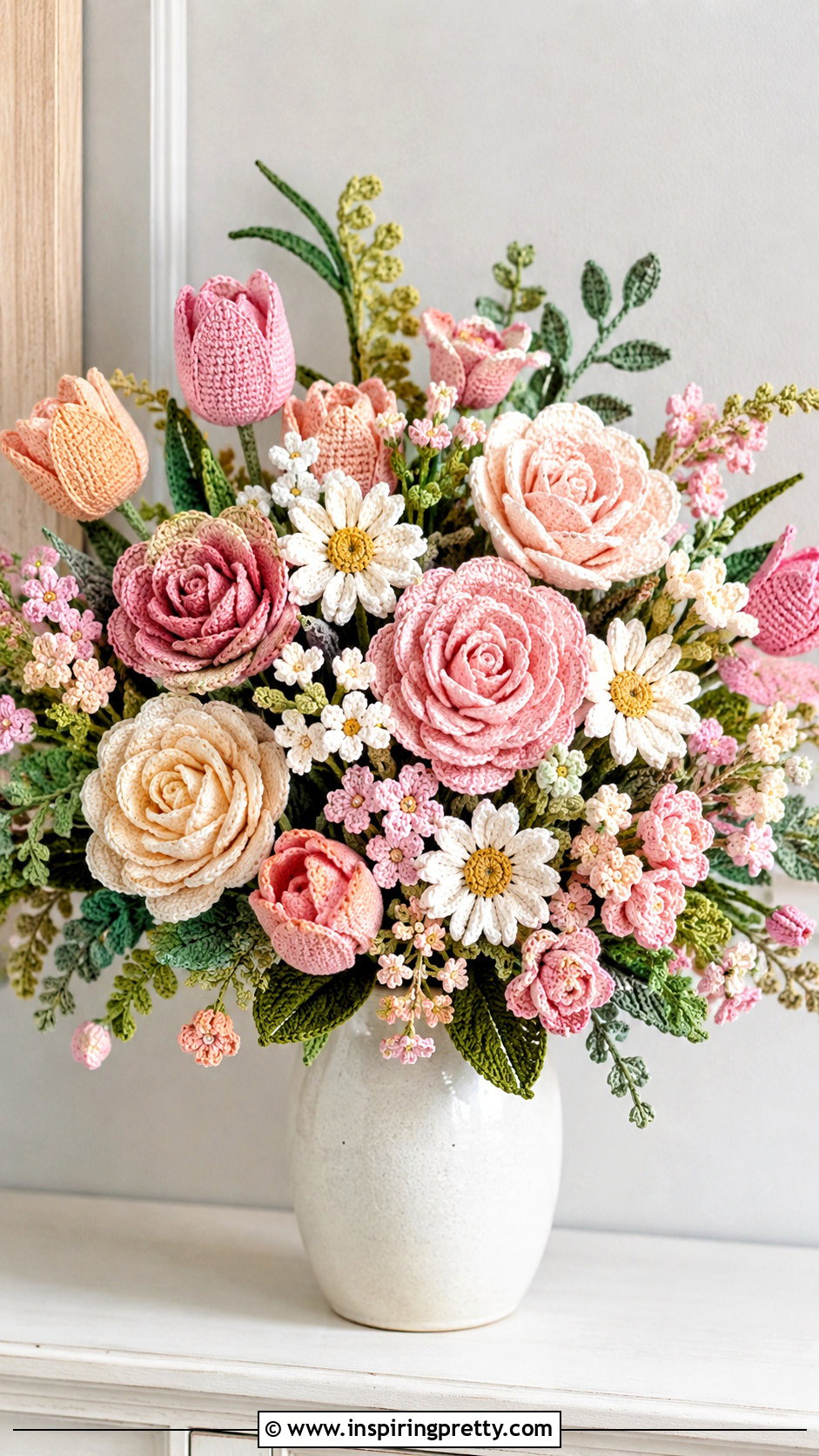 Crochet Flower Bouquet With Chart - 50 top croche com grafico ideas