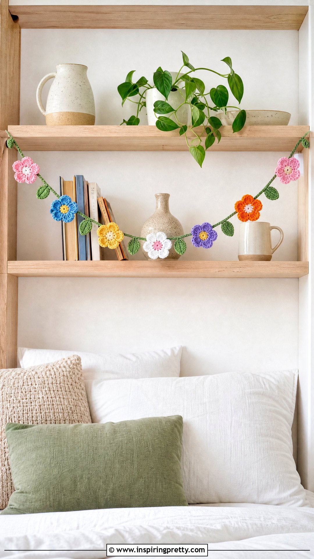 Crochet Flower Garland - 50 top crochet patrón ideas