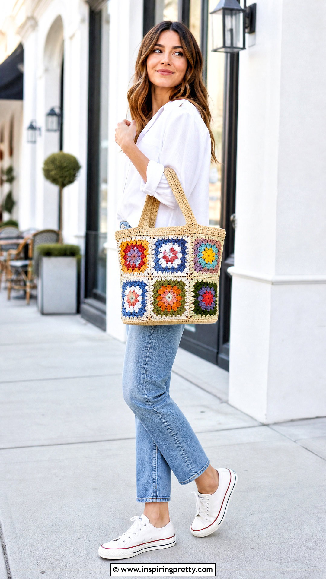 Crochet Granny Square Tote Bag - 50 top häkeln ideas