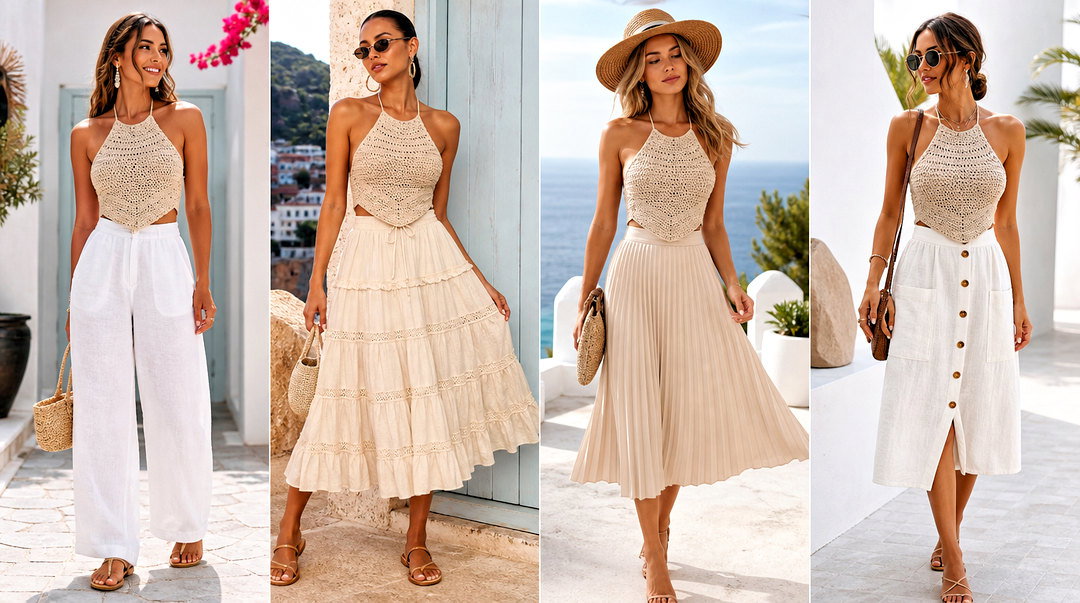 50 Crochet Halter Top Outfit Ideas for Breezy Summer Style
