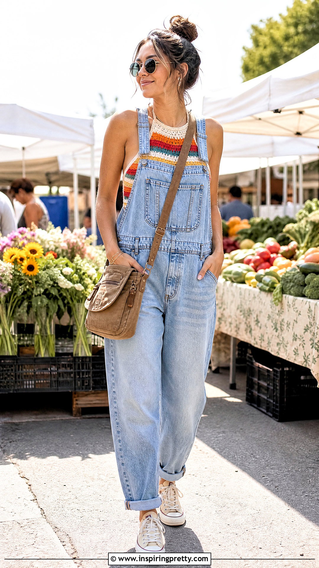 Crochet Halter Top With Overalls - 50 crochet halter top outfit ideas