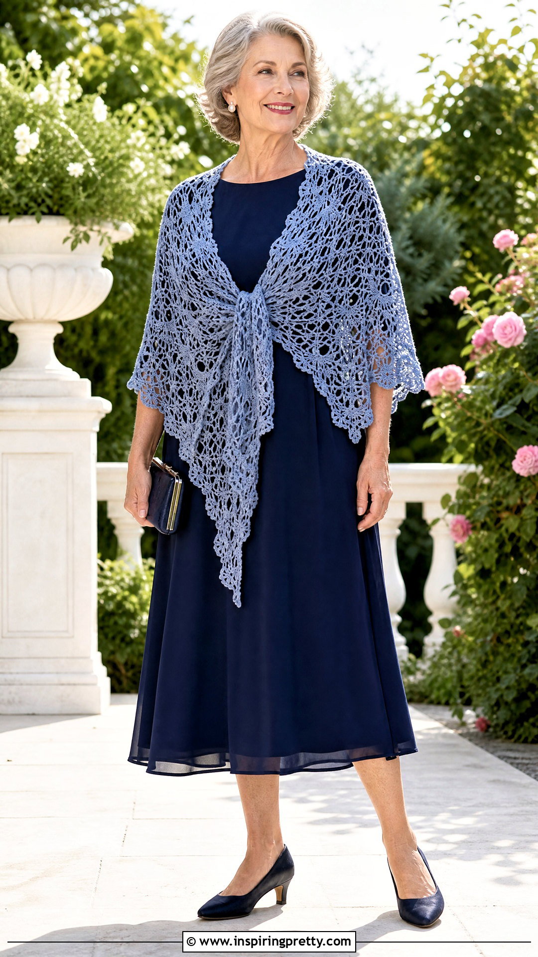 Crochet Lace Shawl - 50 top crochet patrón ideas