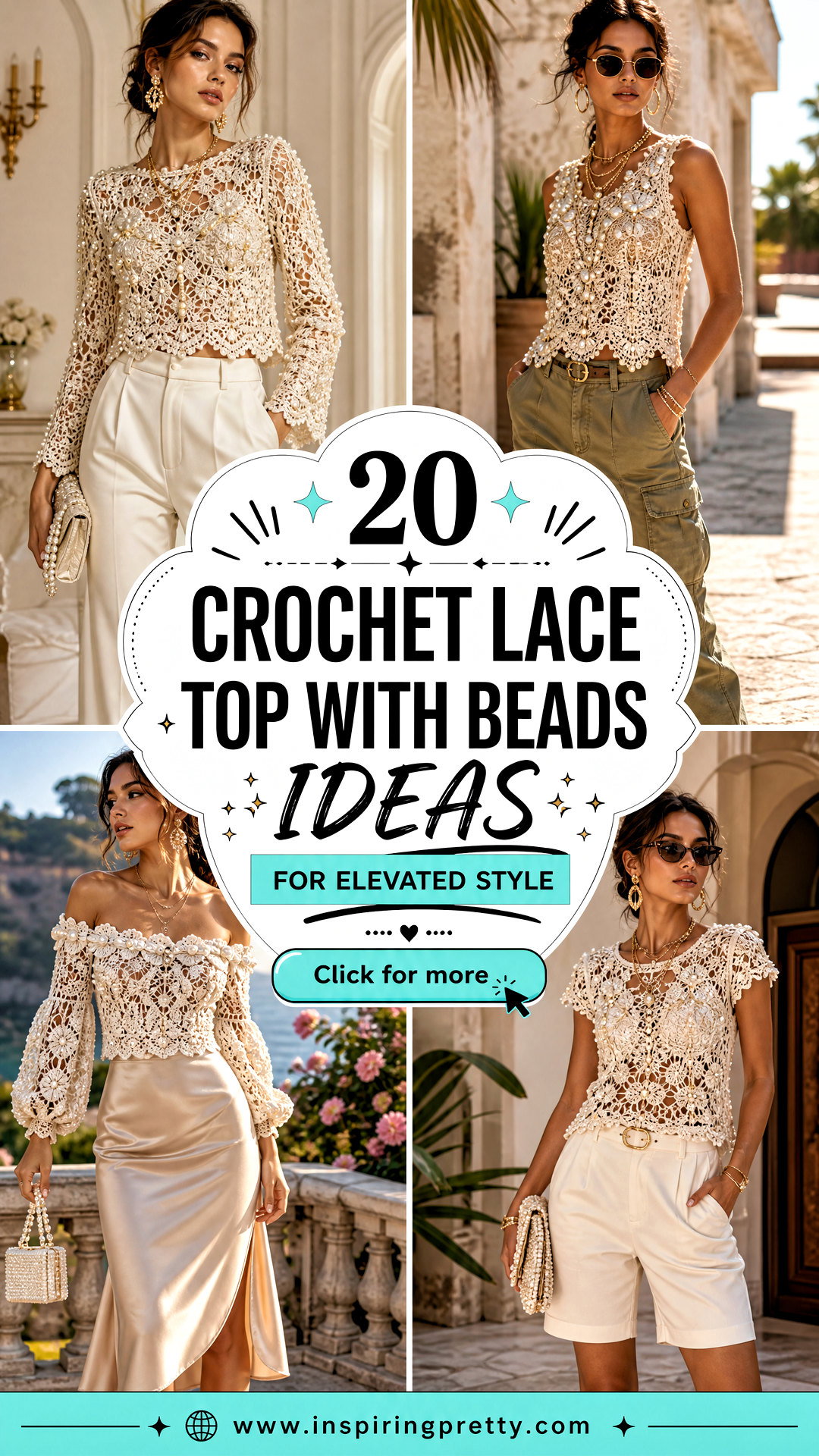 20 Crochet Lace Top With Beads Ideas for Elevated Style - 20 Crochet Lace Top With Beads Ideas for Elevated Style