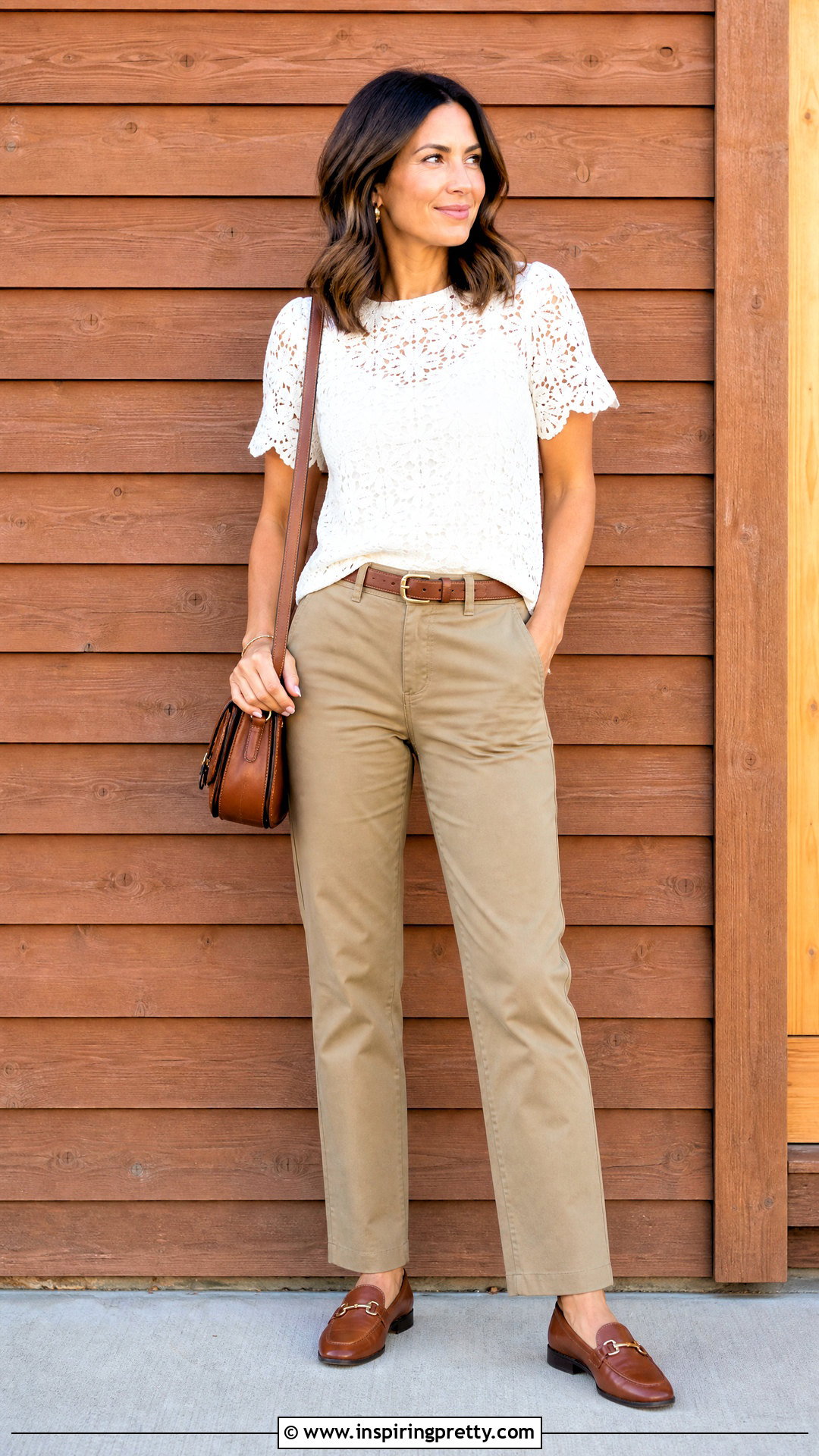 Crochet Lace Top With Khaki Pants - 20 crochet lace top on wooden backgrounds