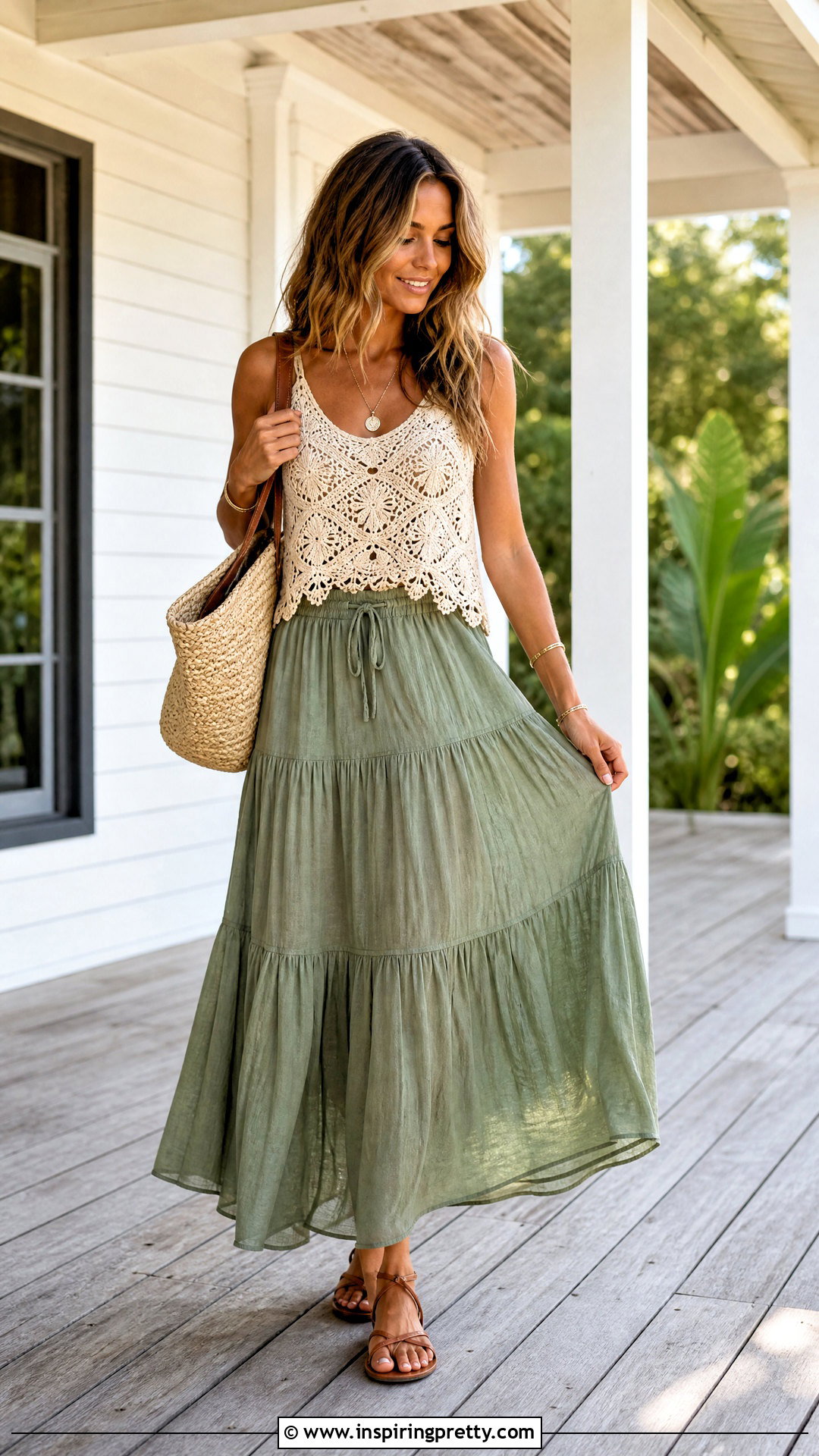 Crochet Lace Top With Tiered Skirt - 20 crochet lace top on wooden backgrounds
