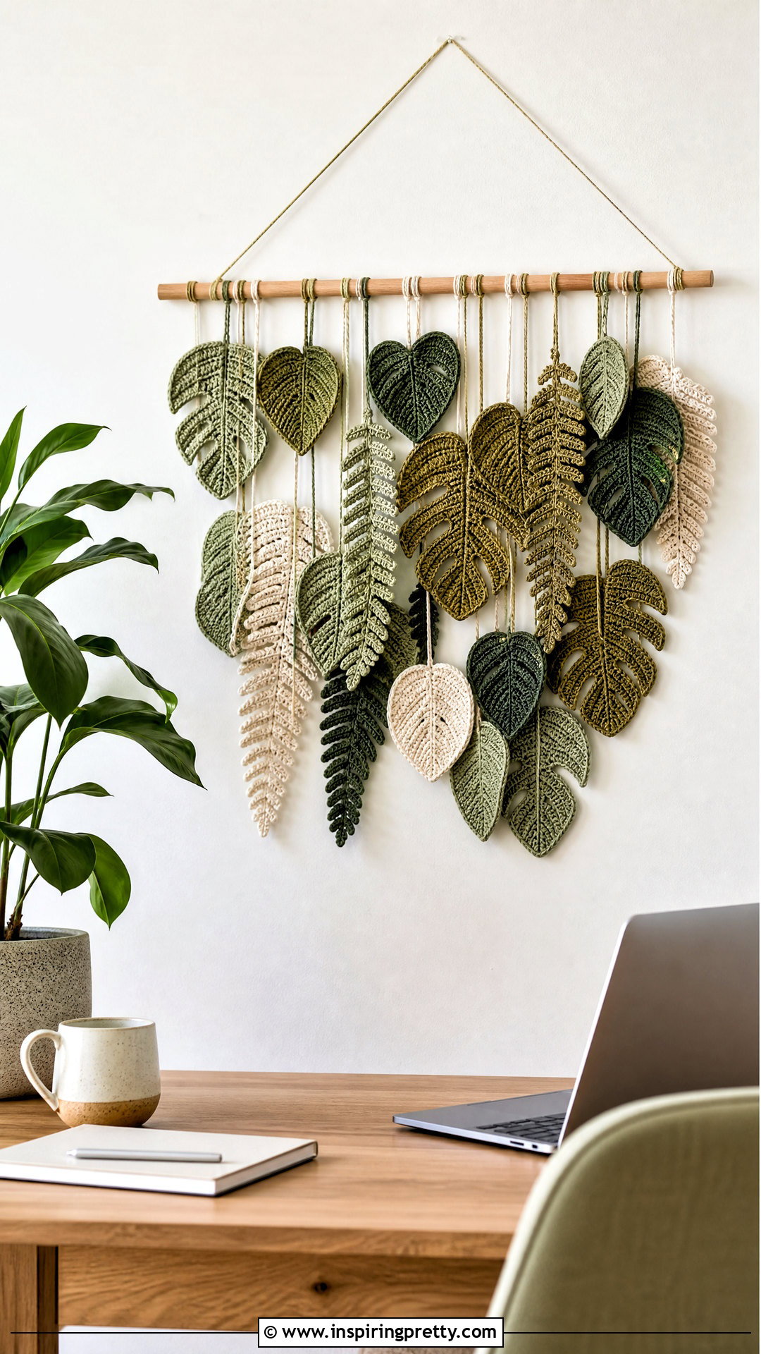 Crochet Leaf Wall Hanging - 50 top häkeln ideas