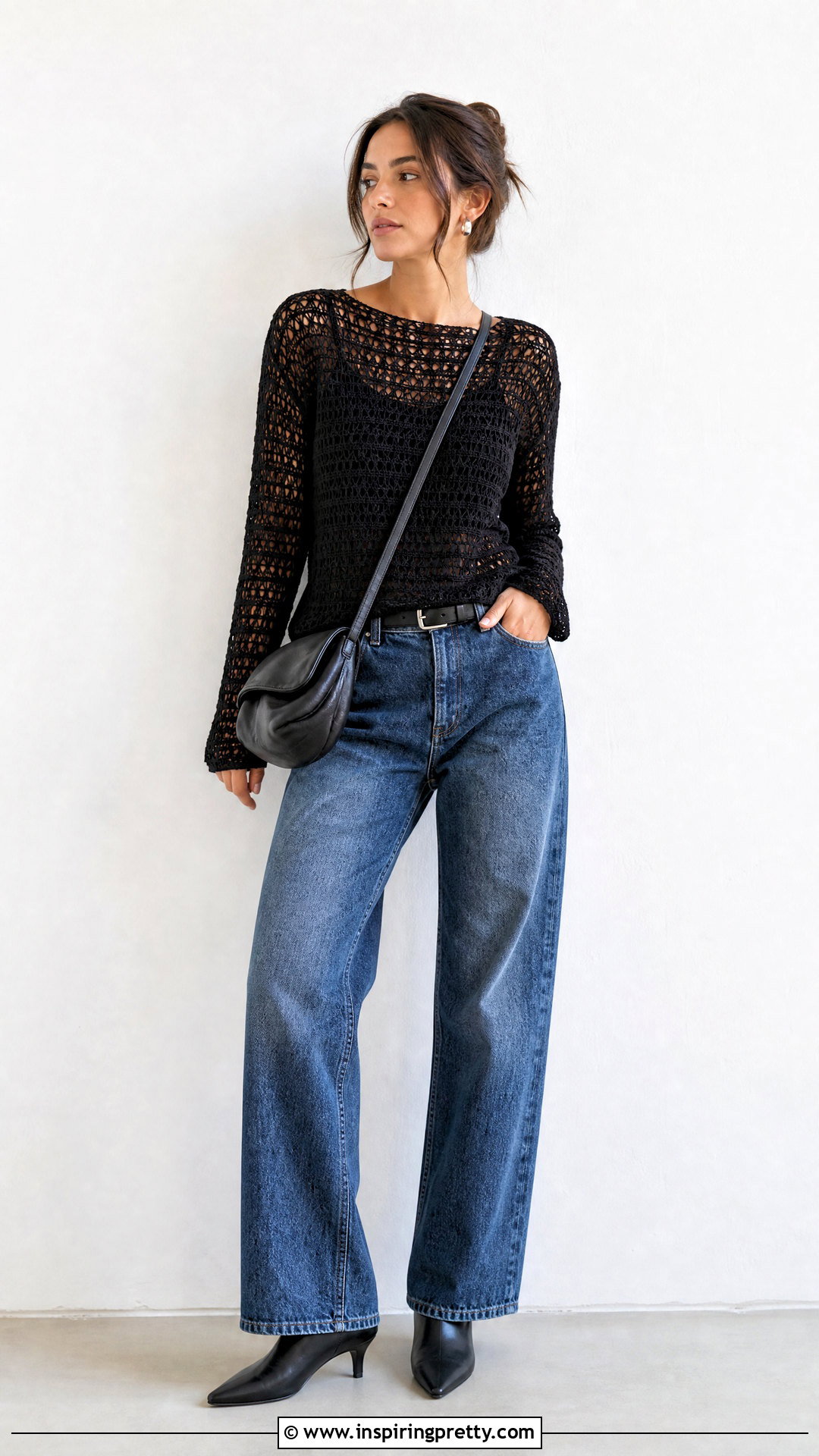 Crochet Long Sleeve Mesh Top Pattern - 50 top a crochet paso a paso patrones