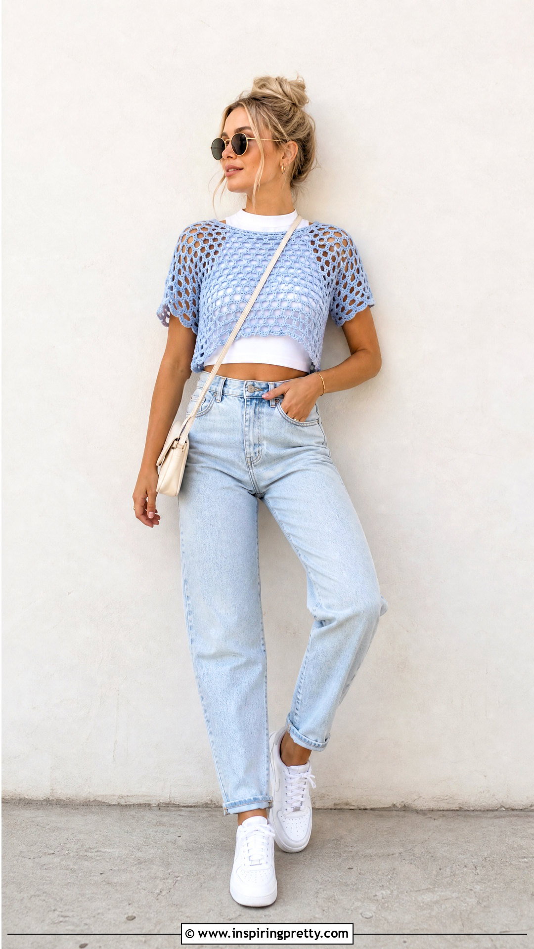 Crochet Mesh Crop Top - how to crochet mesh top (20 ways)