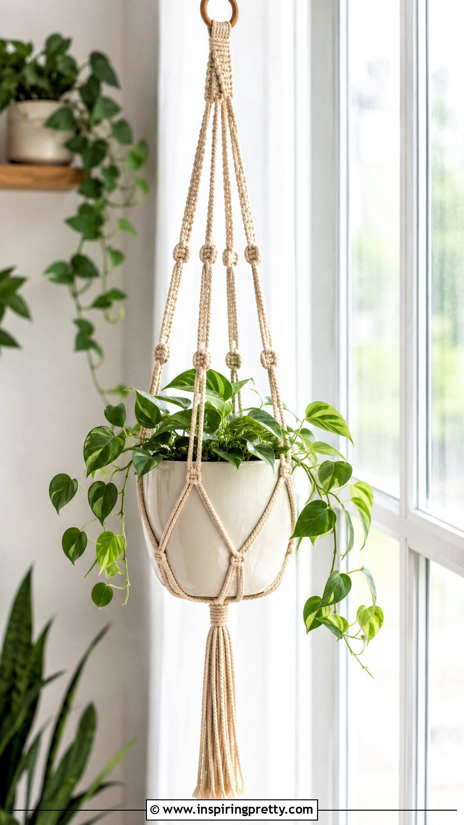 Crochet Plant Hanger With Chart - 50 top croche com grafico ideas