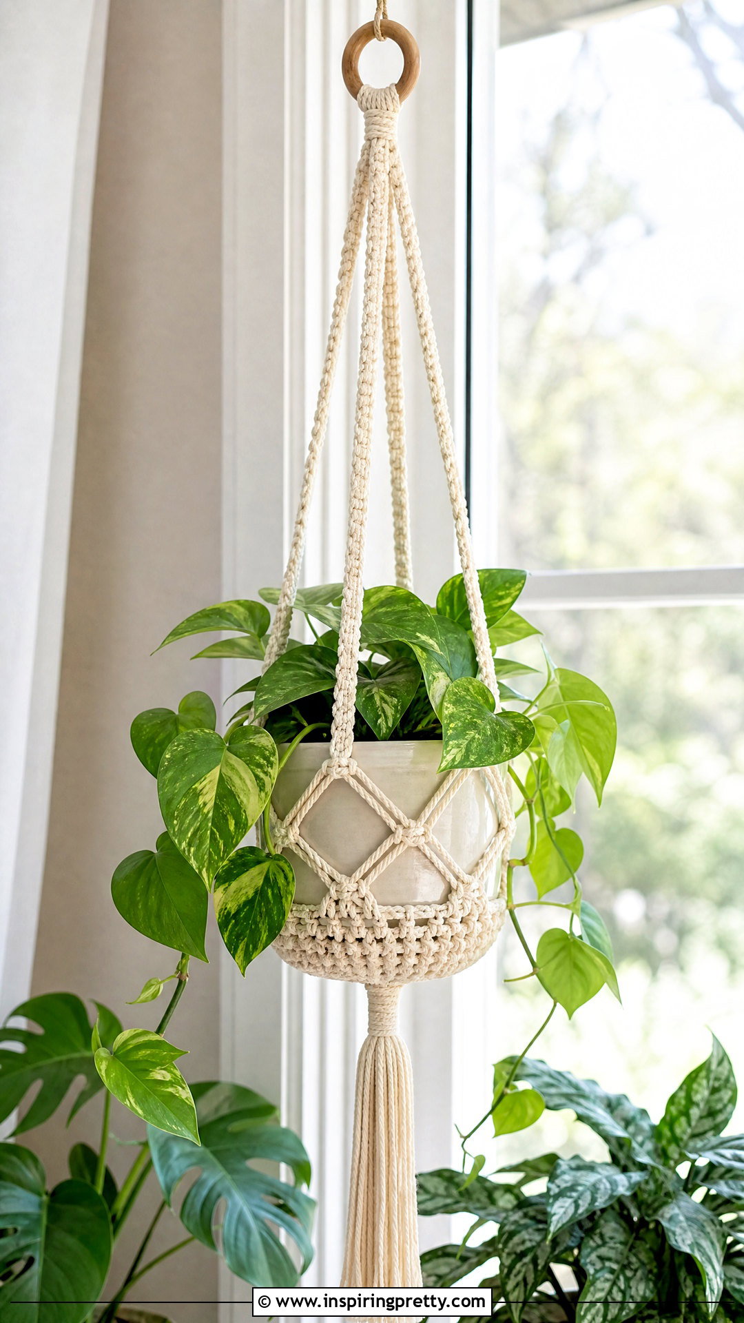 Crochet Plant Hanger - 50 top crochet patrón ideas