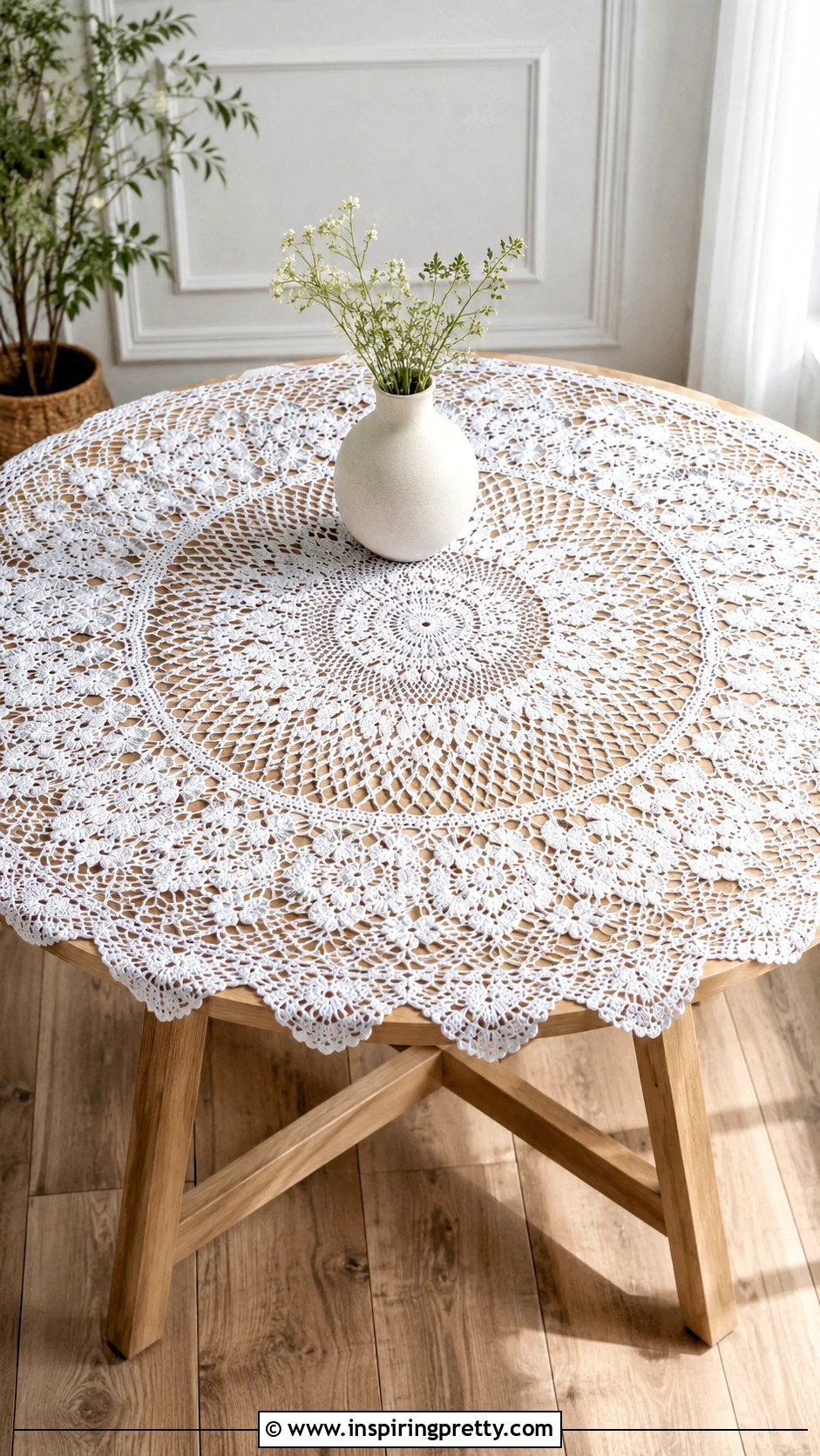 Crochet Round Tablecloth With Chart - 50 top croche com grafico ideas