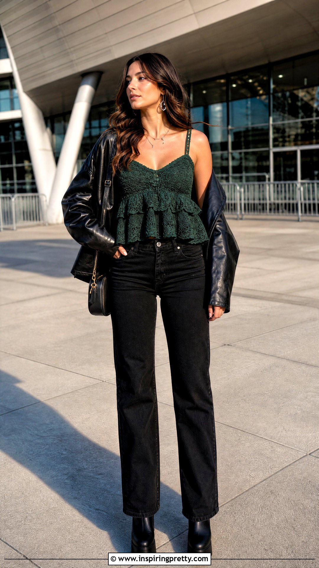 Crochet Ruffle Top Concert Outfit - 50 crochet ruffle top outfit ideas