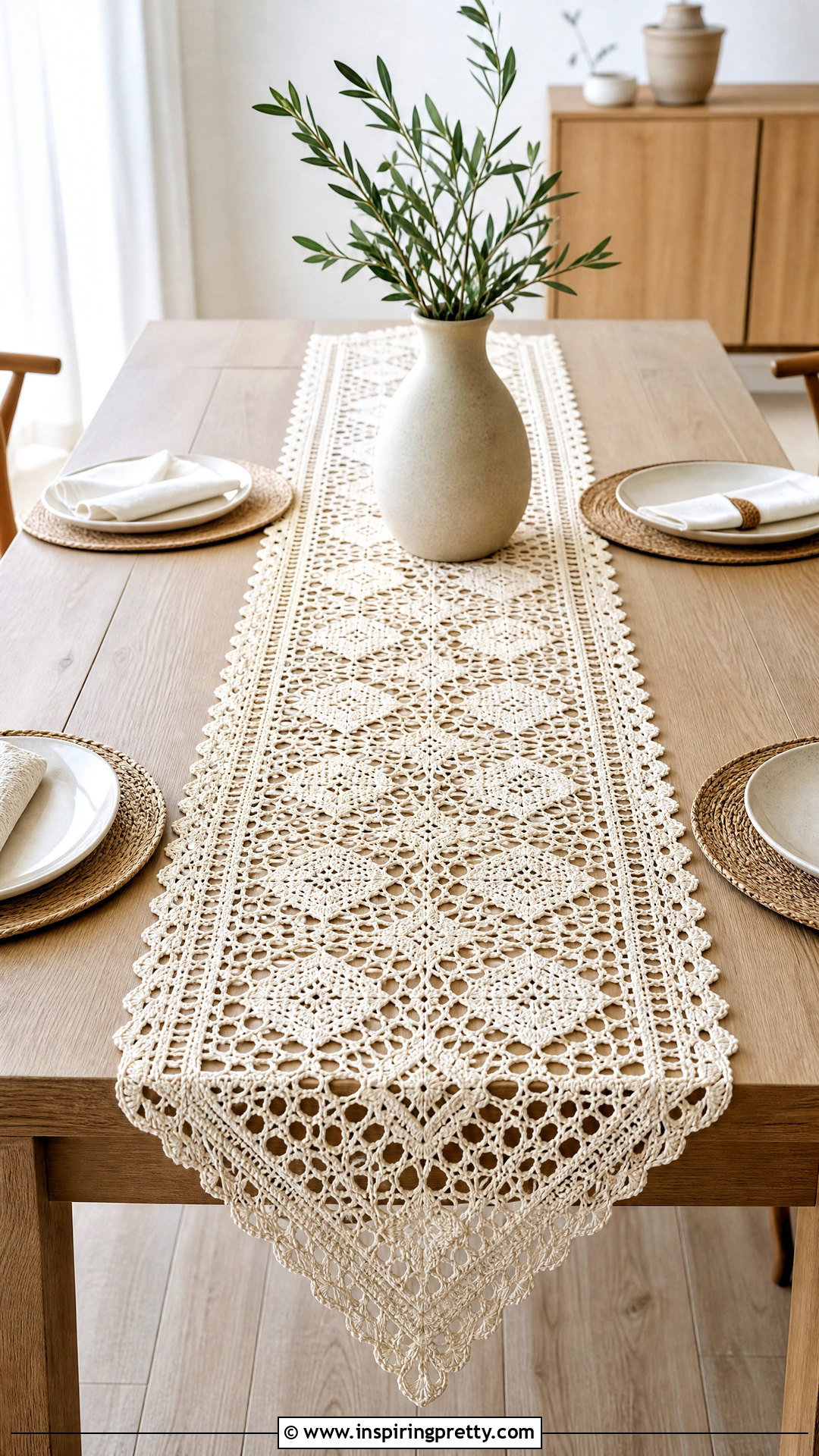 Crochet Table Runner - 50 top crochet patrón ideas