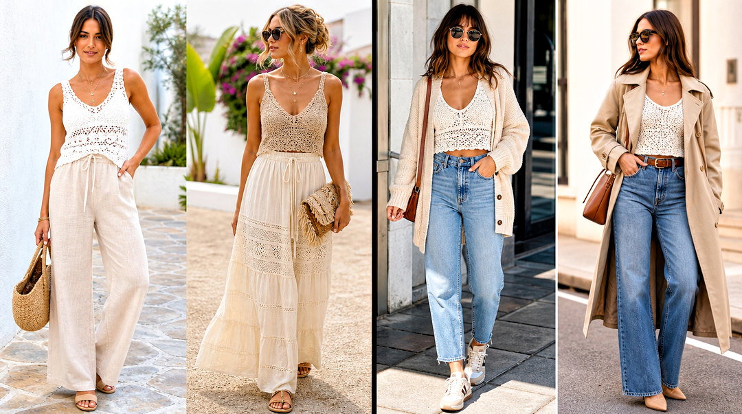50 Crochet Tank Top Outfit Ideas for Easy, Breezy Summer Style