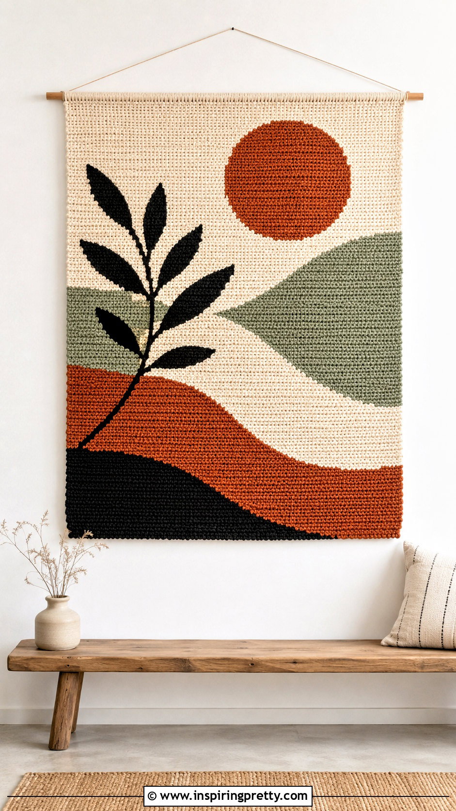 Crochet Tapestry Wall Hanging With Chart - 50 top croche com grafico ideas