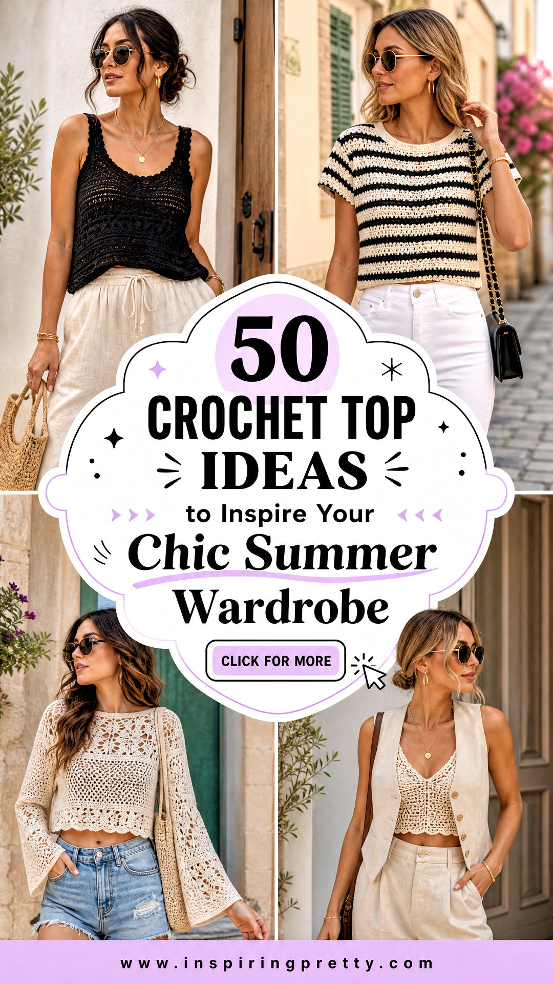 50 Crochet Top Ideas to Inspire Your Chic Summer Wardrobe - 50 Crochet Top Ideas to Inspire Your Chic Summer Wardrobe