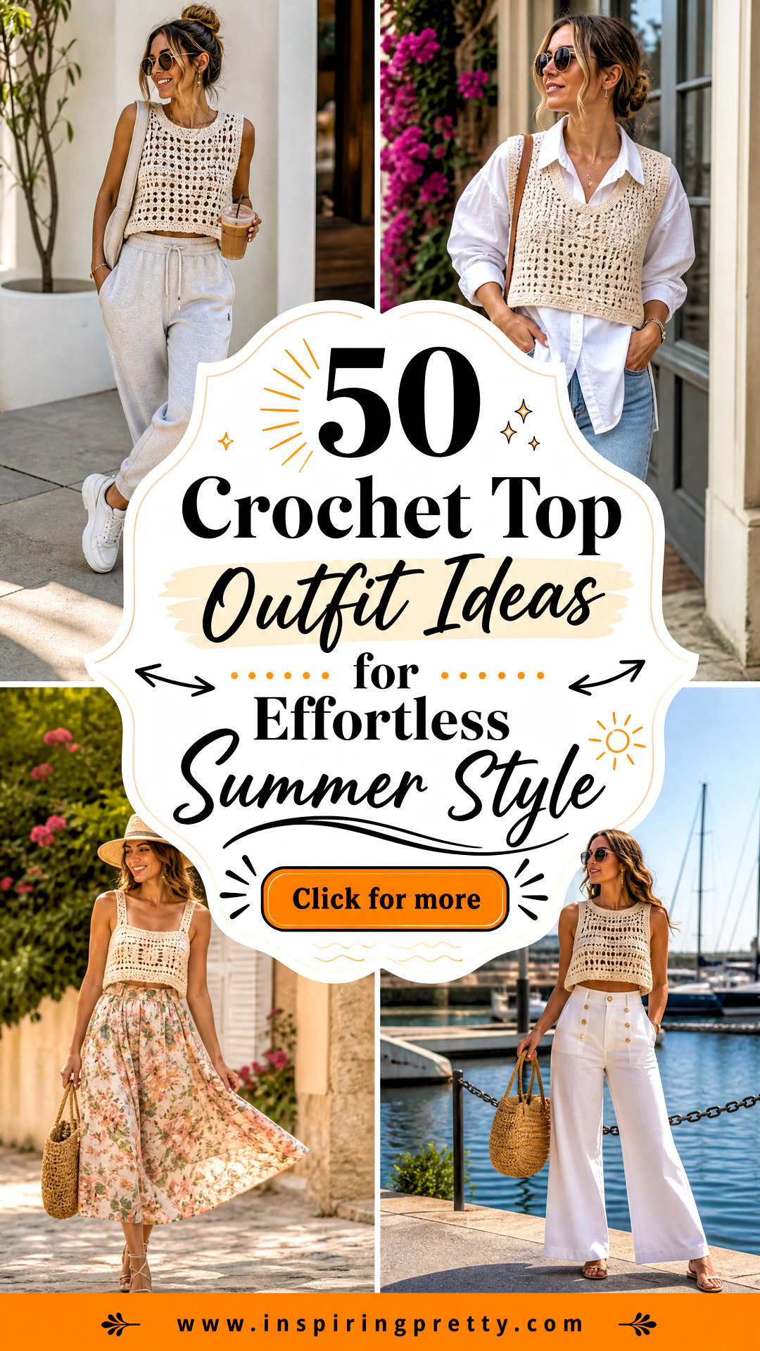50 Crochet Top Outfit Ideas for Effortless Summer Style - 50 Crochet Top Outfit Ideas for Effortless Summer Style
